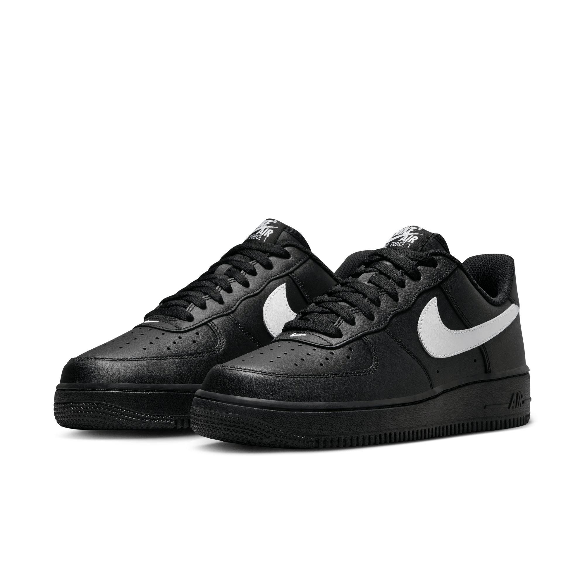 Nike Air Force 1 '07 "Black/White" Men's Shoe - BLACK/WHITE Thumbnail View 5