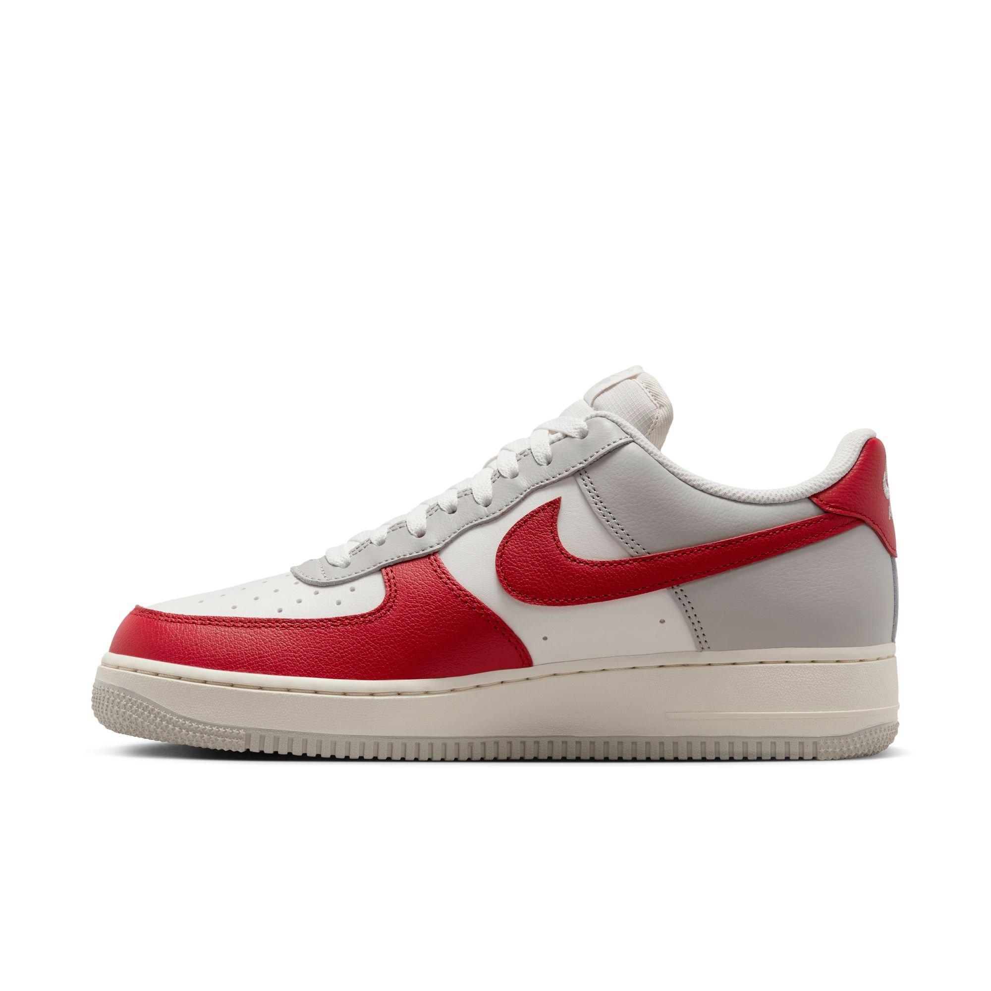 Nike Air Force 1 '07 LV8 Men's "Lt Iron Ore/Gym Red/Pale Ivory/Phantom" Shoe