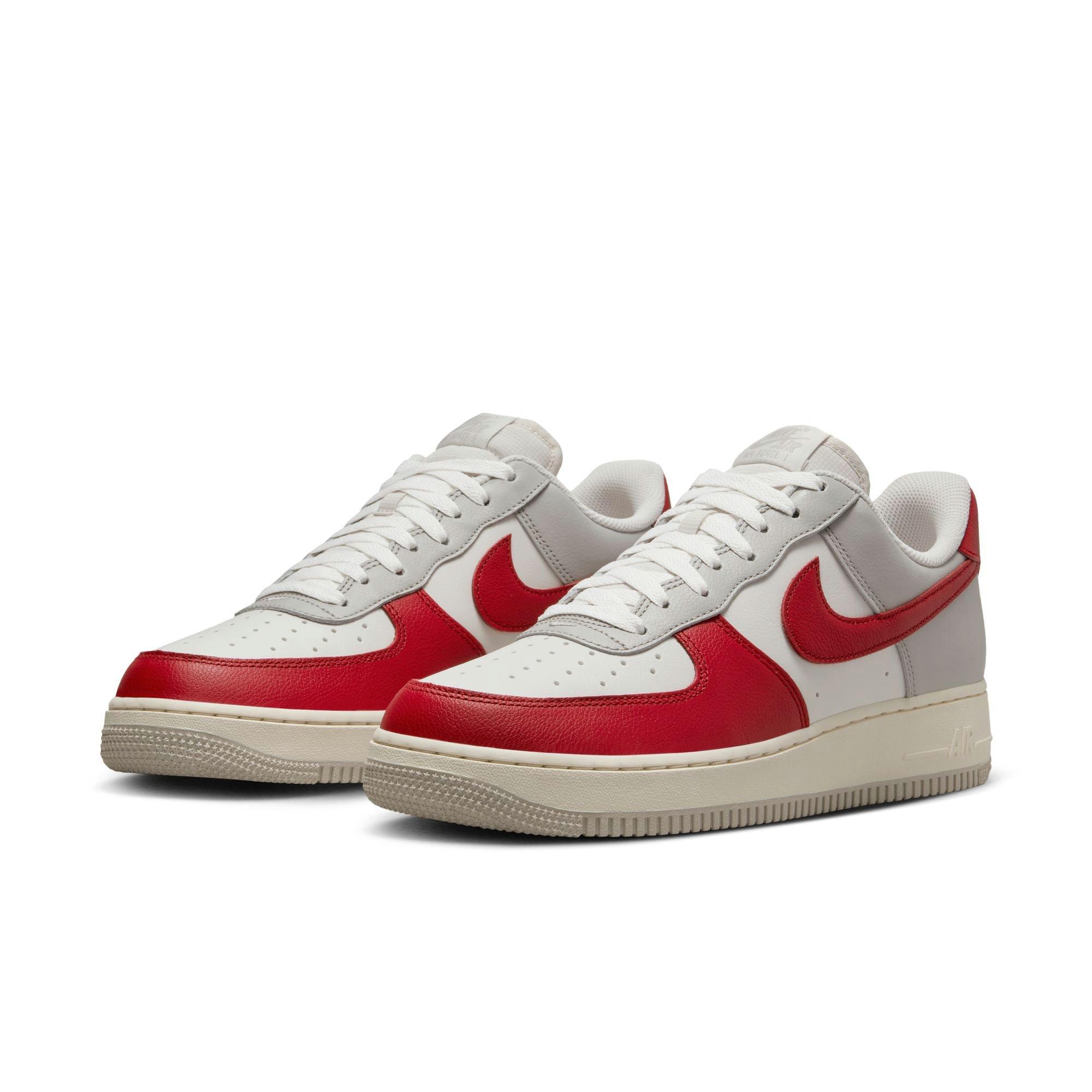 Nike Air Force 1 '07 LV8 Men's "Lt Iron Ore/Gym Red/Pale Ivory/Phantom" Shoe