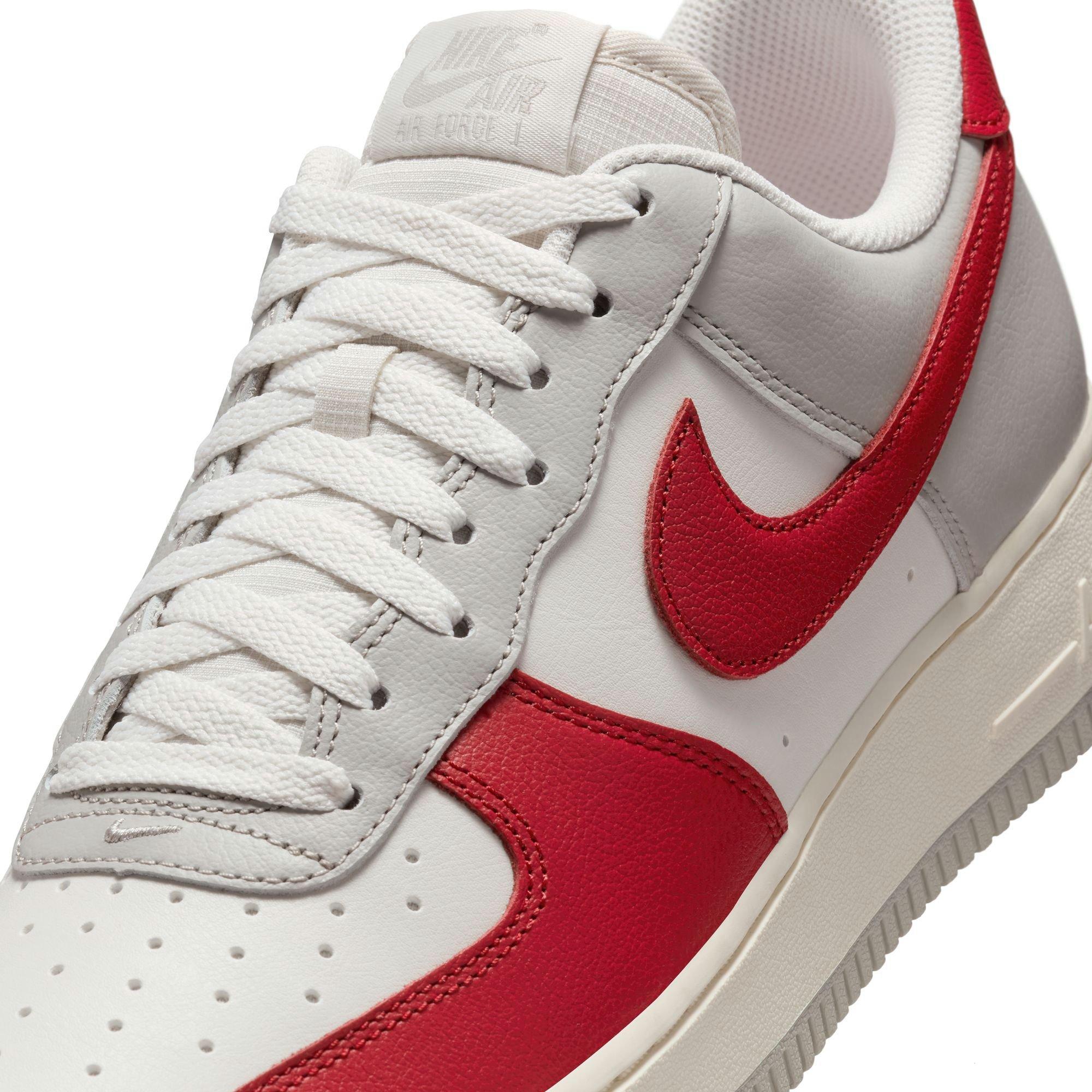 Nike Air Force 1 '07 LV8 Men's "Lt Iron Ore/Gym Red/Pale Ivory/Phantom" Shoe