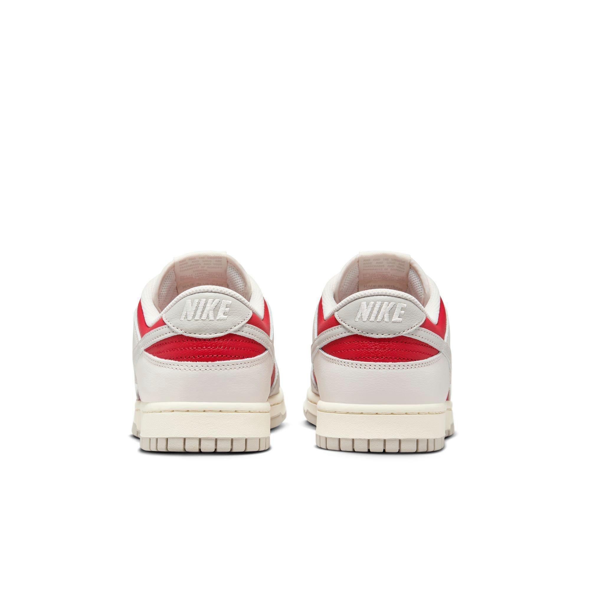 Nike Dunk Retro Low Men's "Phantom/Lt Iron Ore/Gym Red/Pale Ivory" Shoe