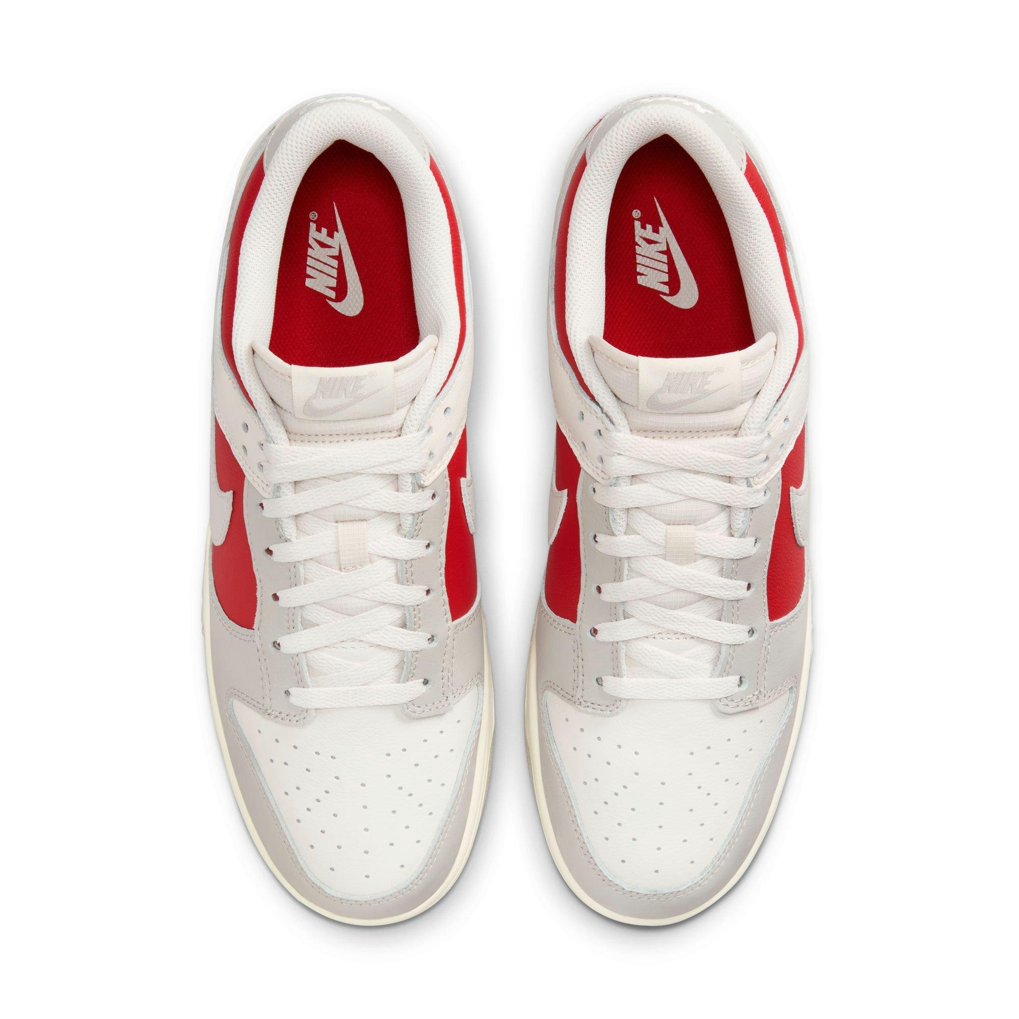 Nike Dunk Retro Low Men's "Phantom/Lt Iron Ore/Gym Red/Pale Ivory" Shoe