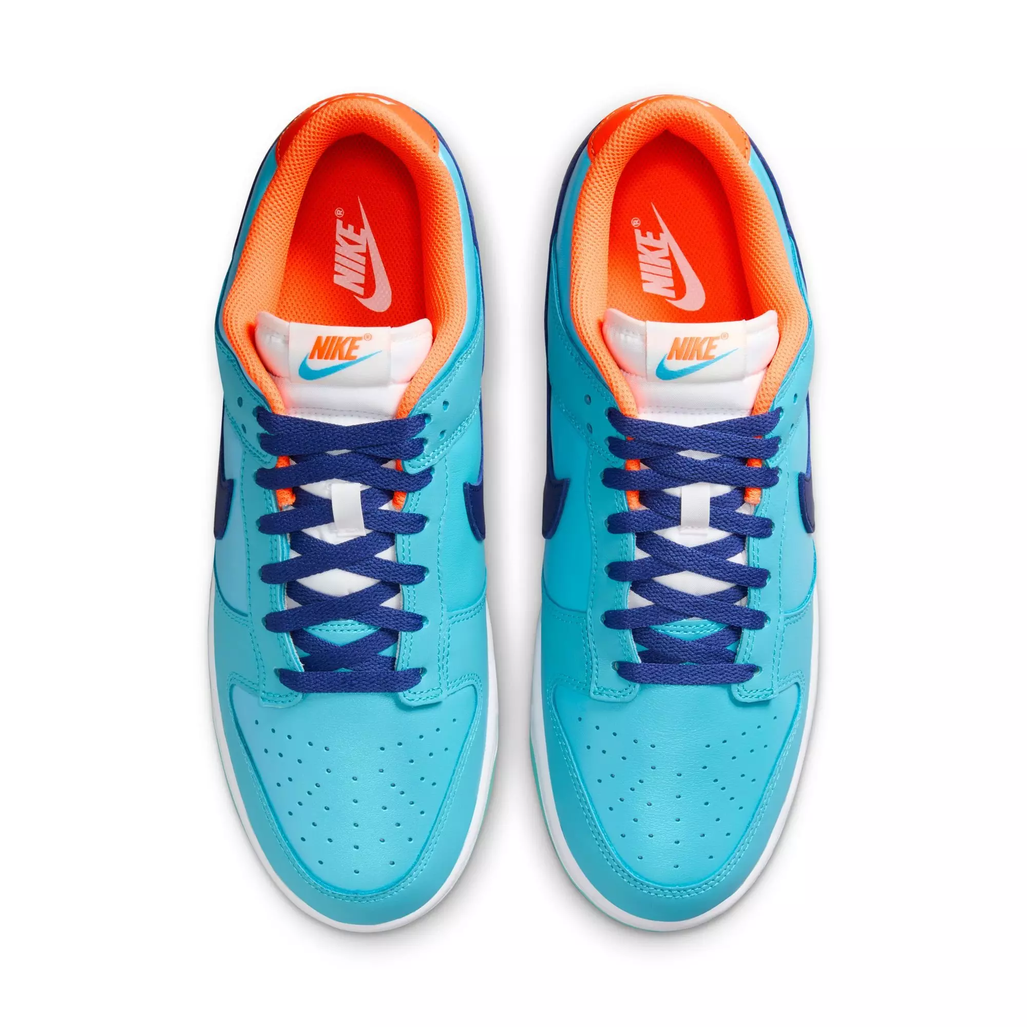 Nike Dunk Low SE "Baltic Blue/Deep Royal Blue/Total Orange" Men's Shoe - BLUE/ORANGE