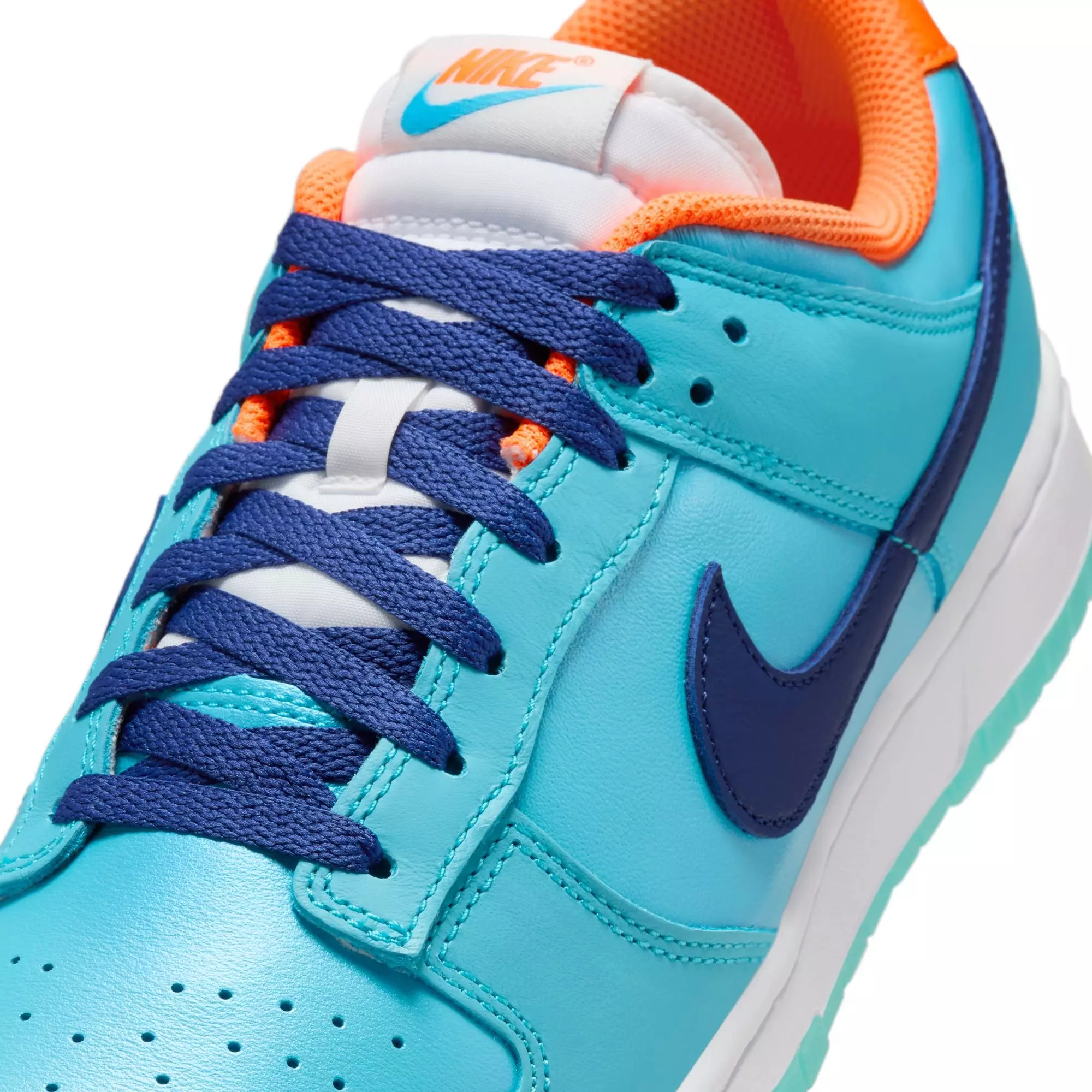 Nike Dunk Low SE "Baltic Blue/Deep Royal Blue/Total Orange" Men's Shoe - BLUE/ORANGE