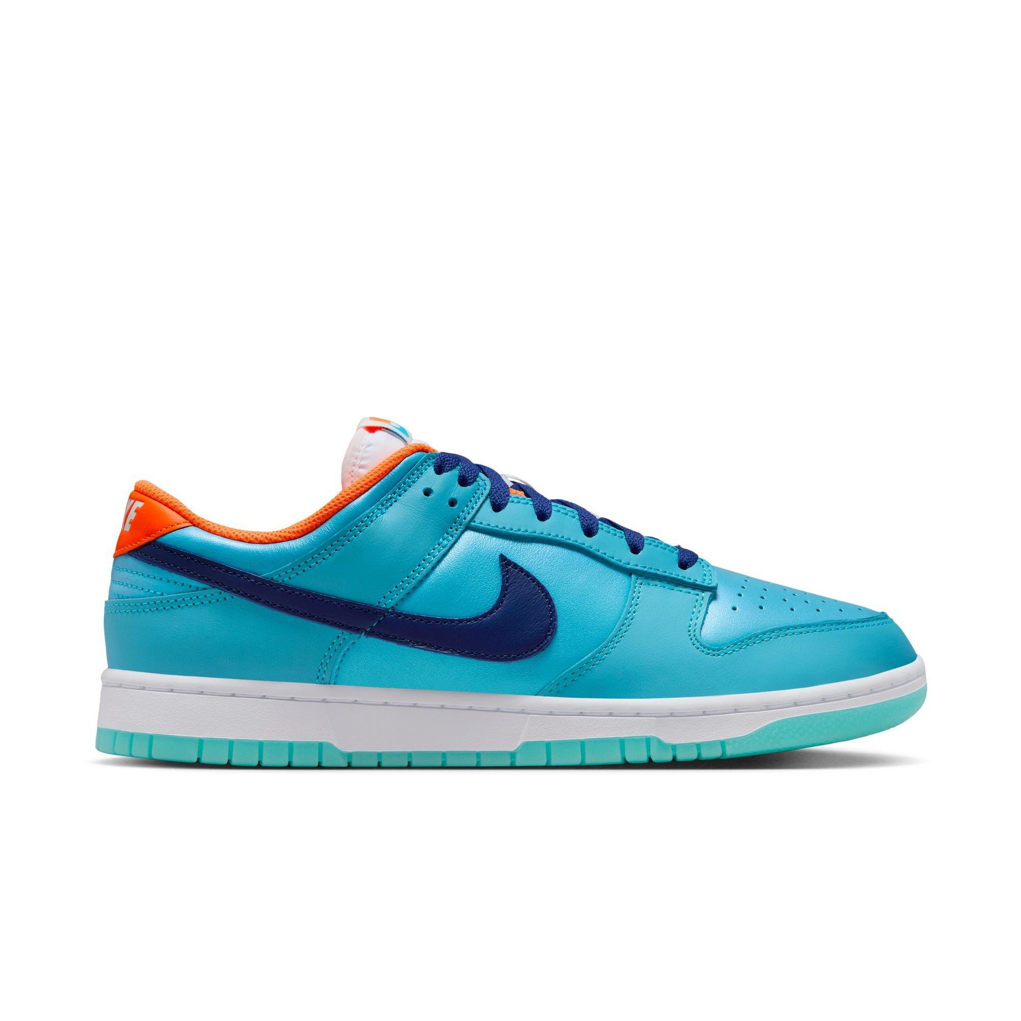 Nike Dunk Low SE "Baltic Blue/Deep Royal Blue/Total Orange" Men's Shoe - BLUE/ORANGE Thumbnail View 1