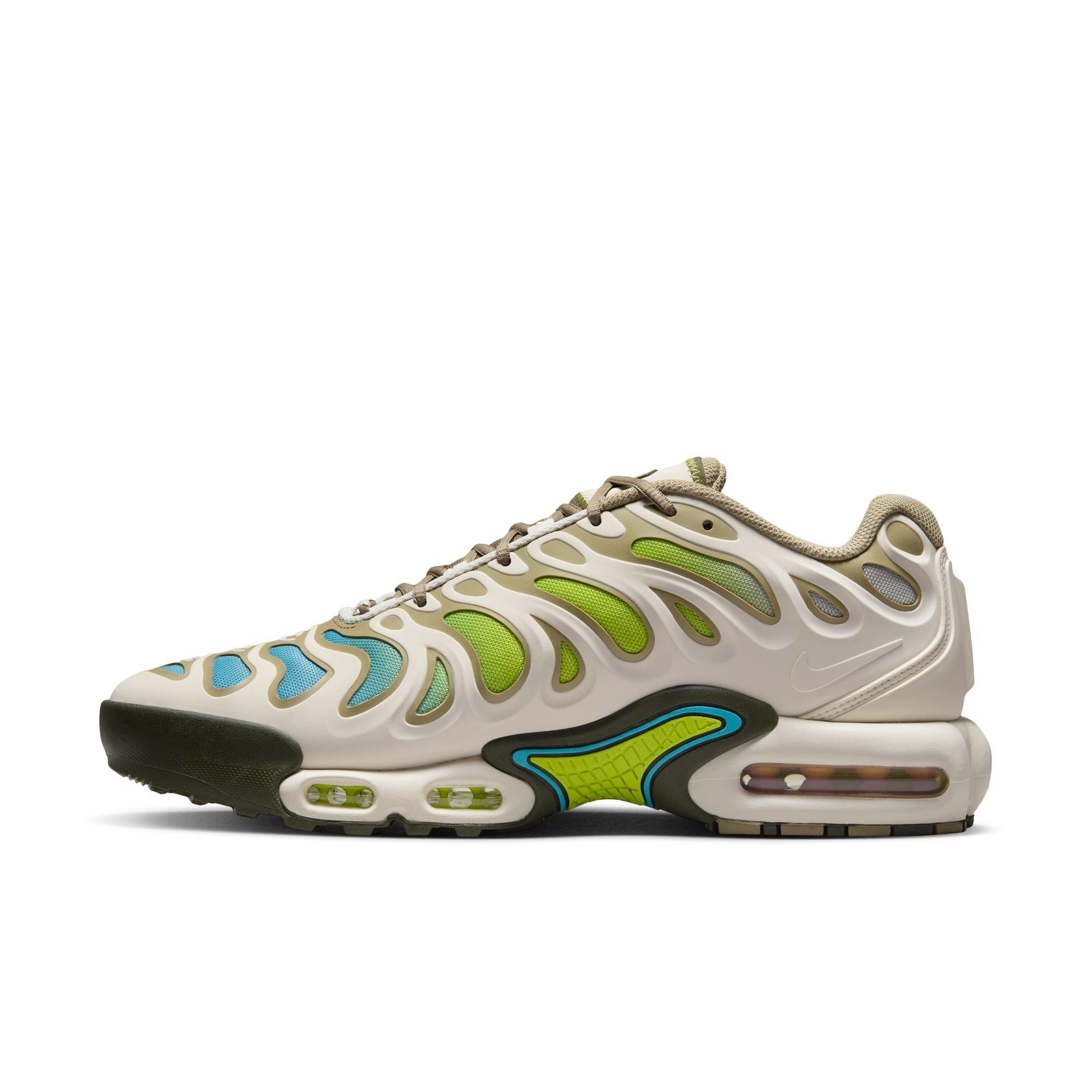 Nike Air Max Plus Drift "Phantom/Cargo Khaki/Cyber/Baltic Blue" Men's Shoe - BROWN/GREEN Thumbnail View 4