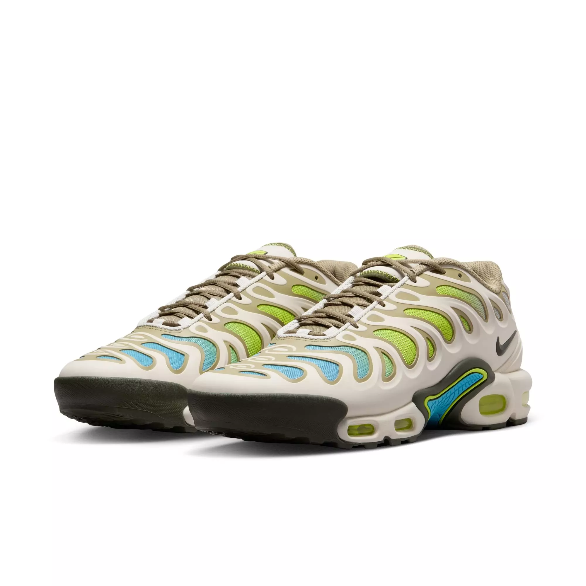 Nike Air Max Plus Drift "Phantom/Cargo Khaki/Cyber/Baltic Blue" Men's Shoe - BROWN/GREEN