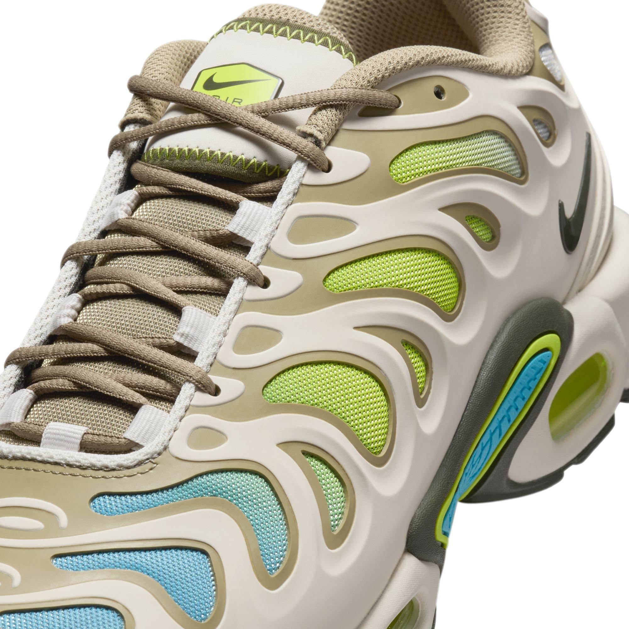 Nike Air Max Plus Drift "Phantom/Cargo Khaki/Cyber/Baltic Blue" Men's Shoe - BROWN/GREEN Thumbnail View 9