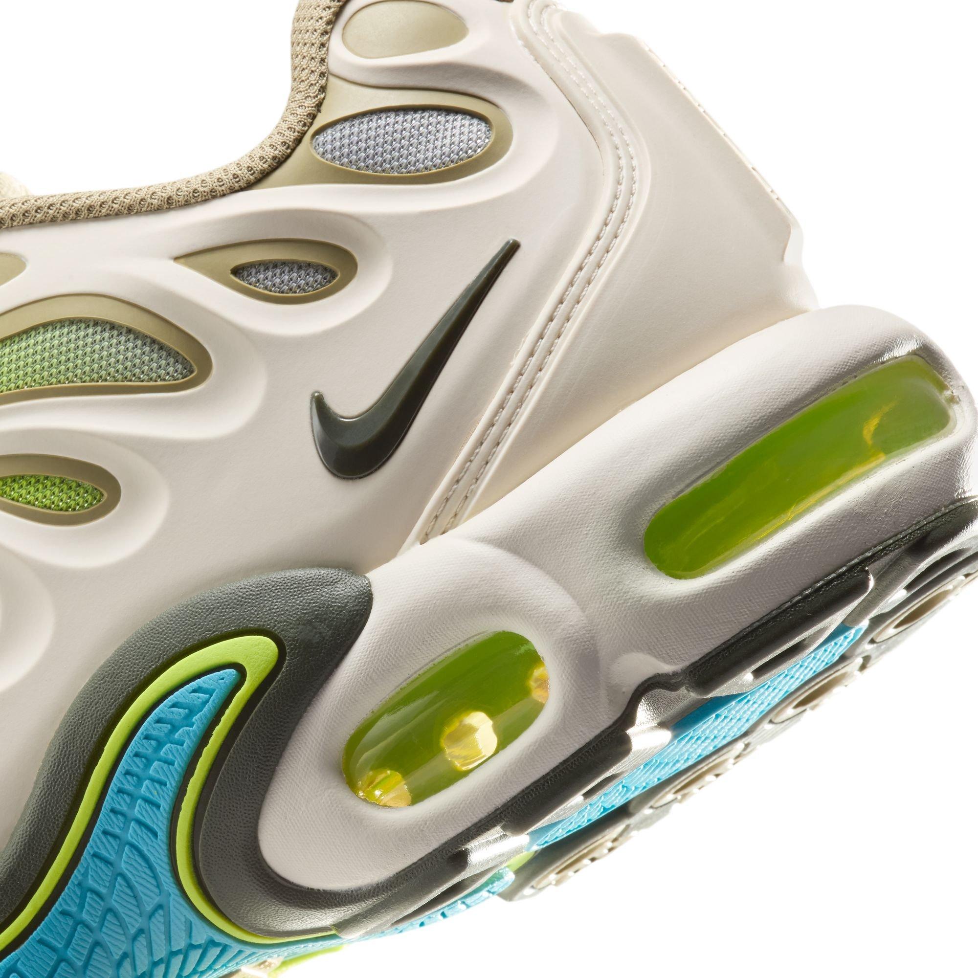 Nike Air Max Plus Drift "Phantom/Cargo Khaki/Cyber/Baltic Blue" Men's Shoe - BROWN/GREEN Thumbnail View 10