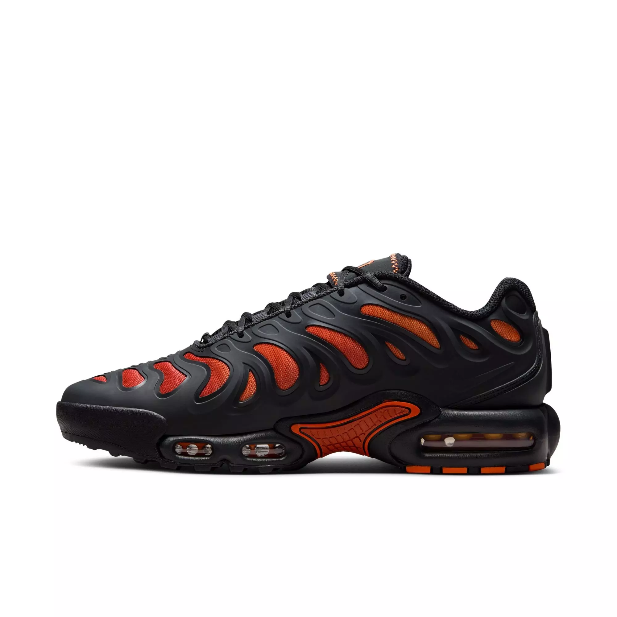 Nike Air Max Plus Drift "Off Noir/Hyper Crimson/Black/Dragon Red" Men's Shoe - BLACK/RED