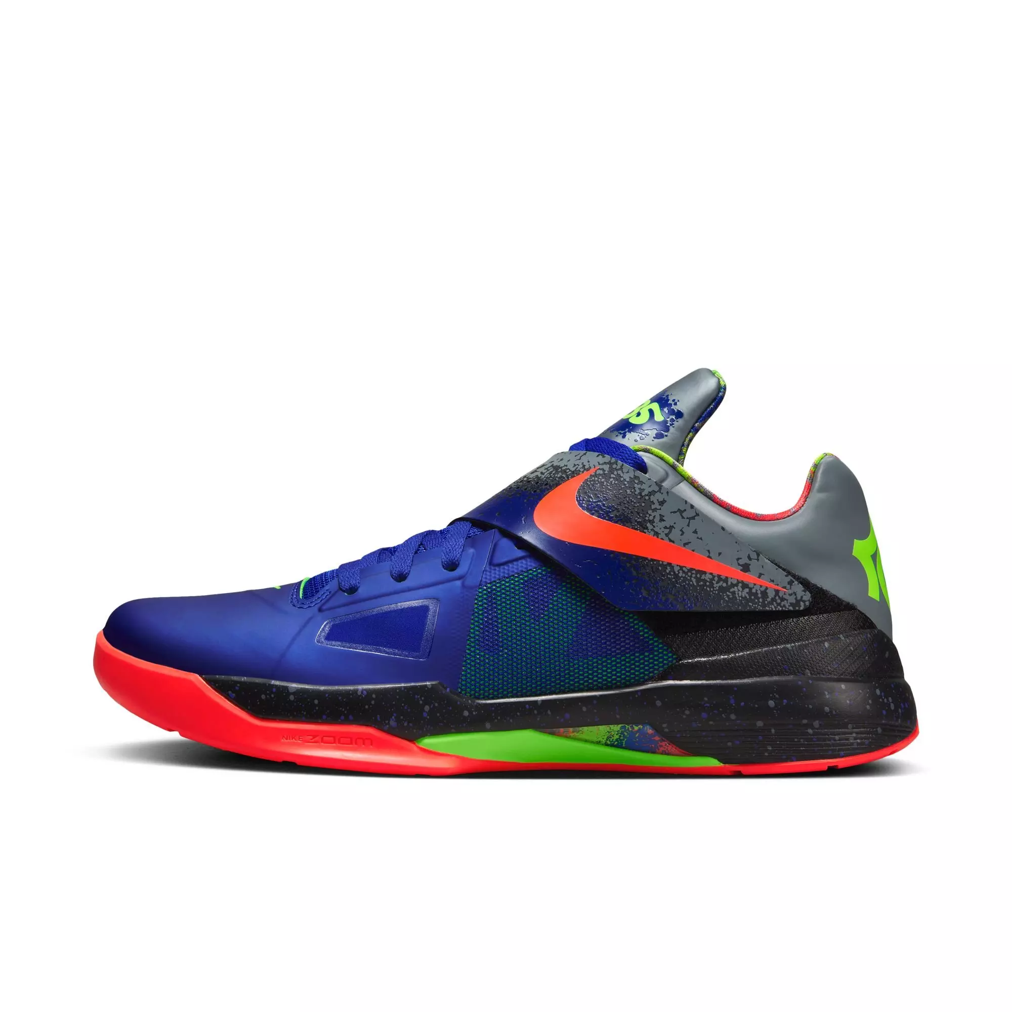 Nike KD 4 "Nerf" Men's Basketball Shoe - BLACK/MULTI
