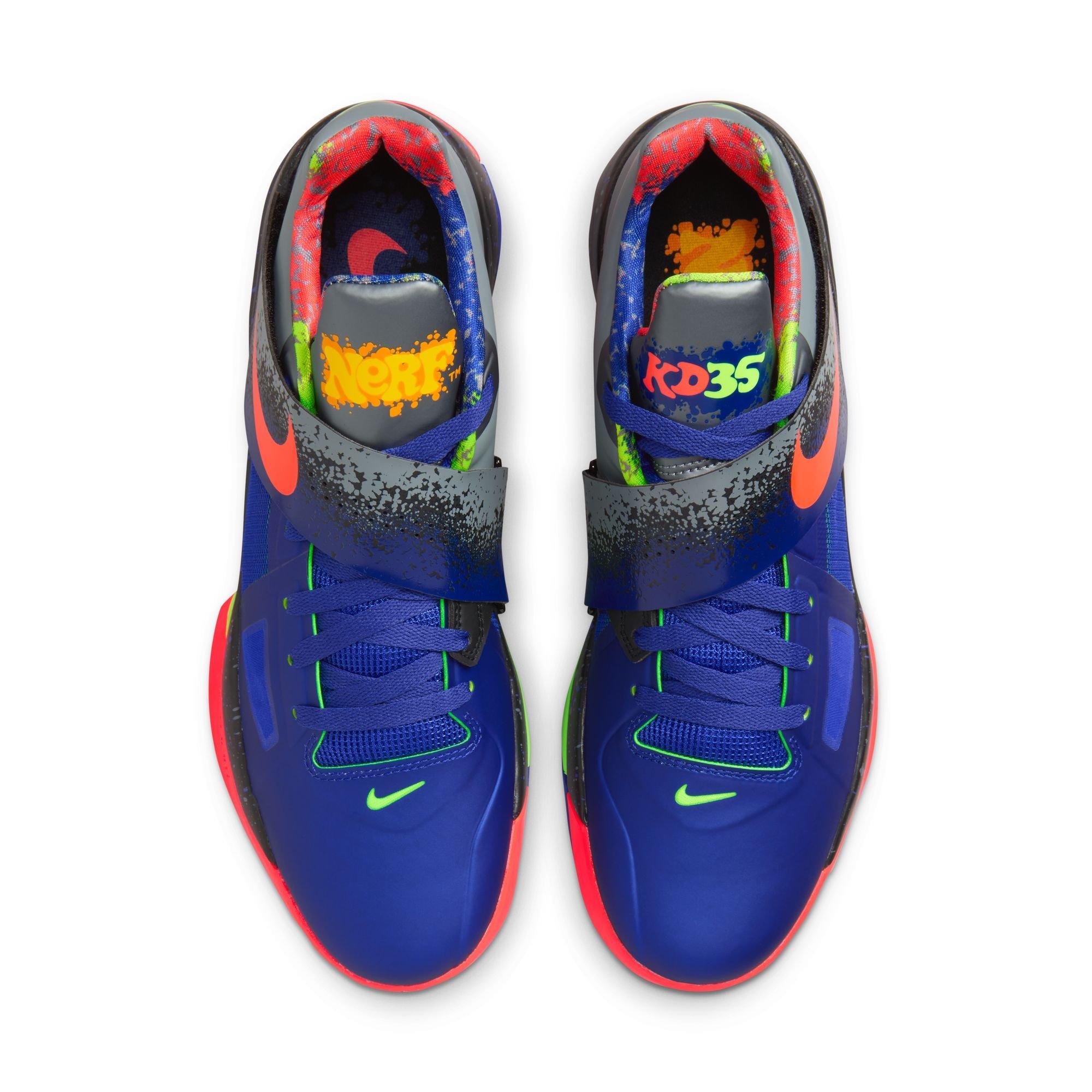Nike KD 4 "Nerf" Men's Basketball Shoe - BLACK/MULTI Thumbnail View 7