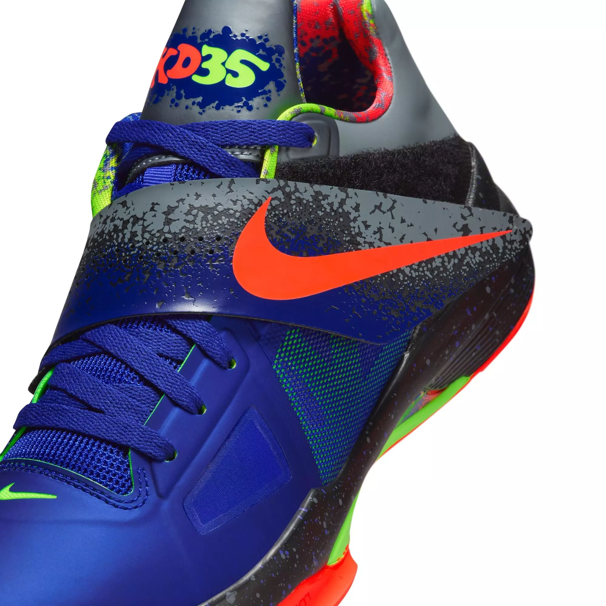Nike KD 4 "Nerf" Men's Basketball Shoe - BLACK/MULTI