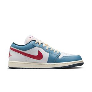 Jordan 1 Low SE "White/Armory Navy/Aegean Storm" Men's Shoe