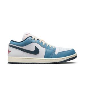 Jordan 1 Low SE "White/Armory Navy/Aegean Storm" Men's Shoe