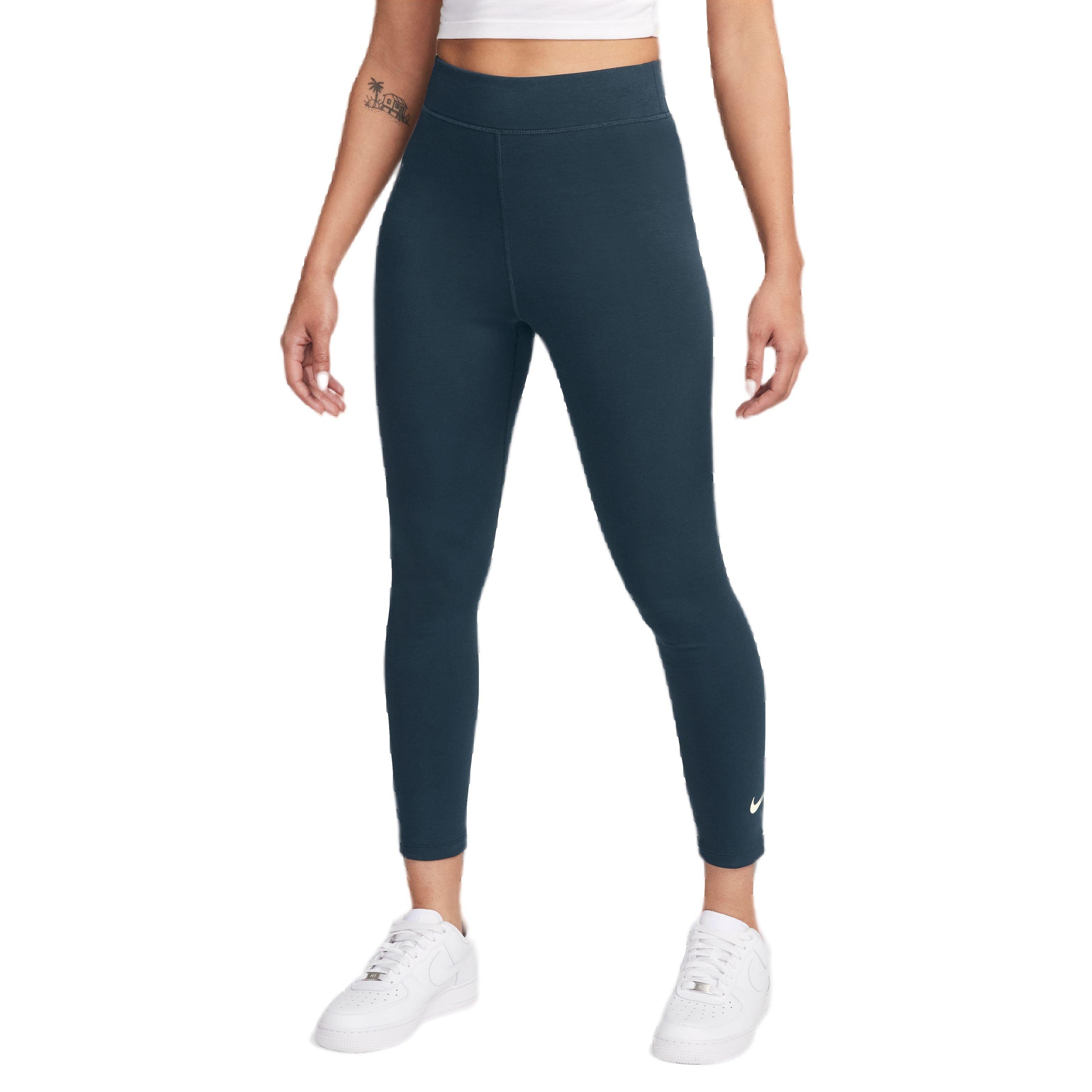 Nike Women's One Mid-Rise Printed Leggings-Black/Gold - Hibbett