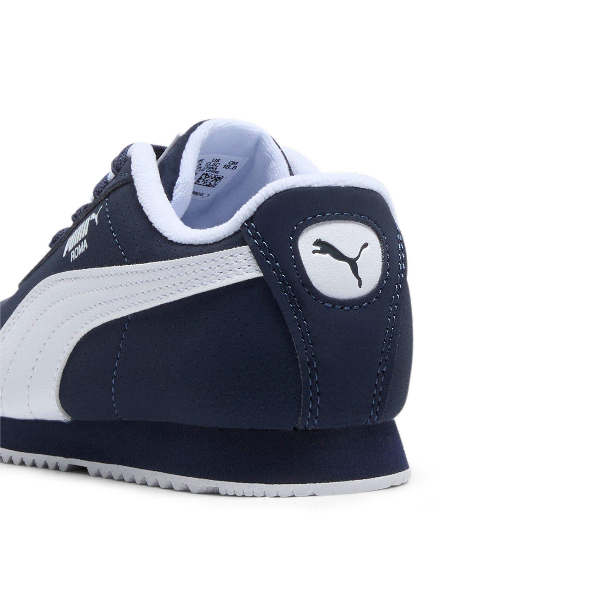 PUMA Roma Reversed "Navy/White" Preschool Boys' Shoe - NAVY/WHITE Thumbnail View 3
