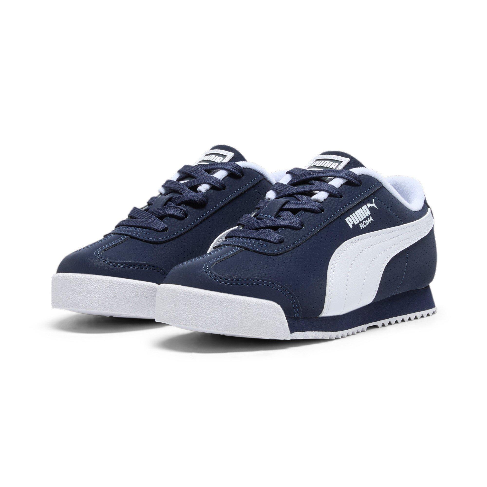 PUMA Roma Reversed "Navy/White" Preschool Boys' Shoe - NAVY/WHITE Thumbnail View 6