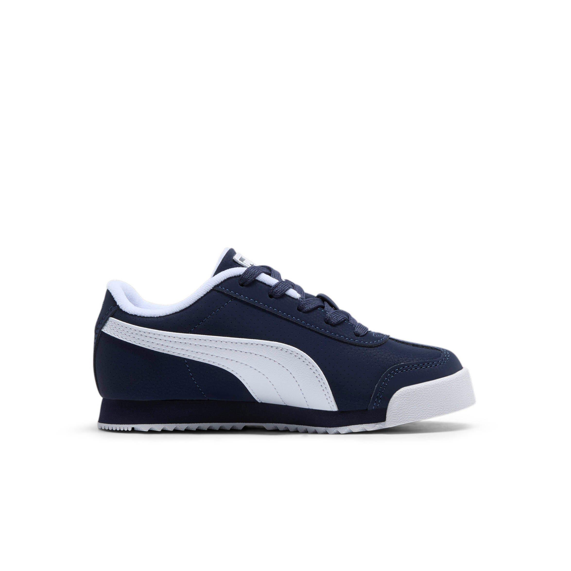 PUMA Roma Reversed Preschool Boys' "Navy/White" Shoe