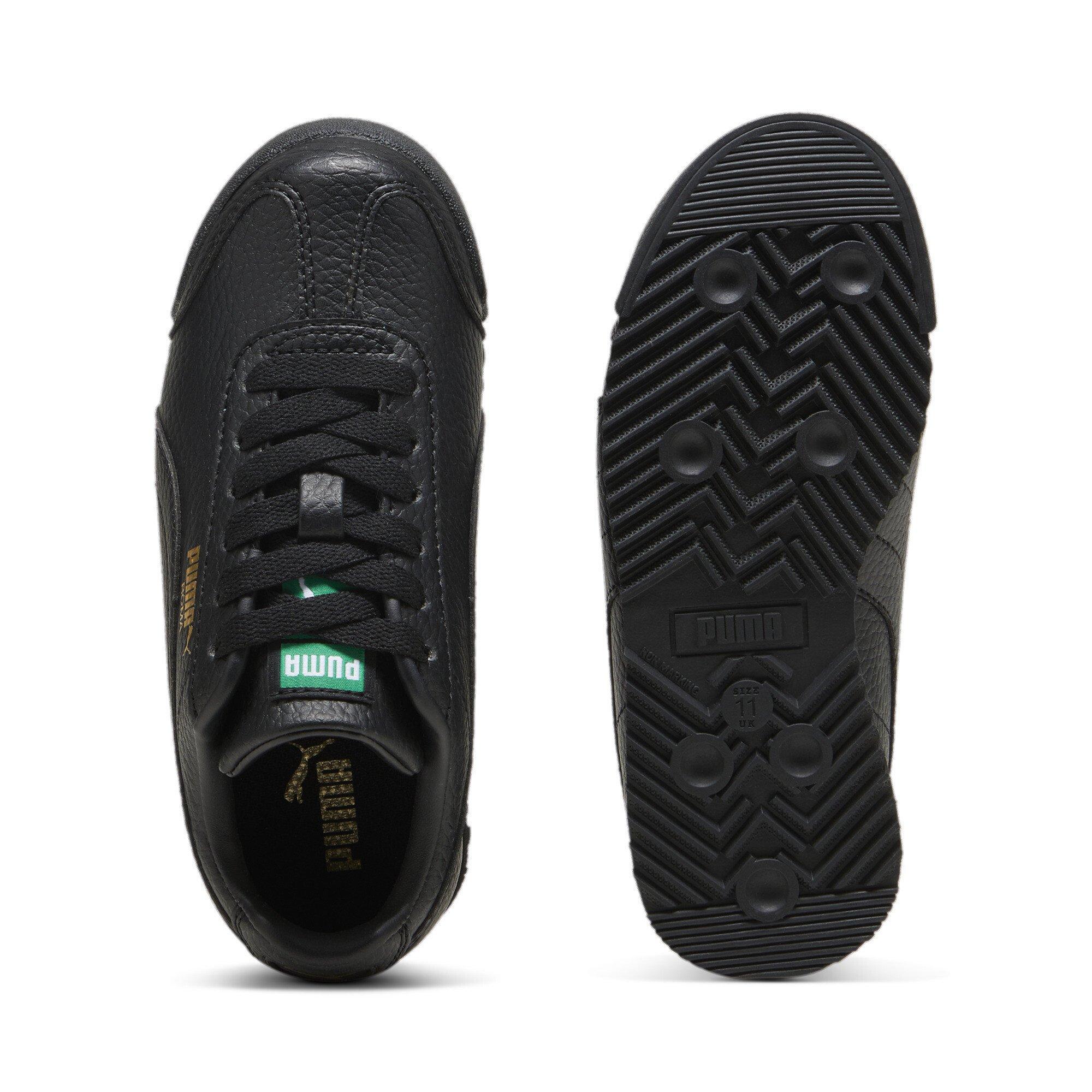 PUMA Roma "Black" Preschool Boys' Shoe - BLACK Thumbnail View 3