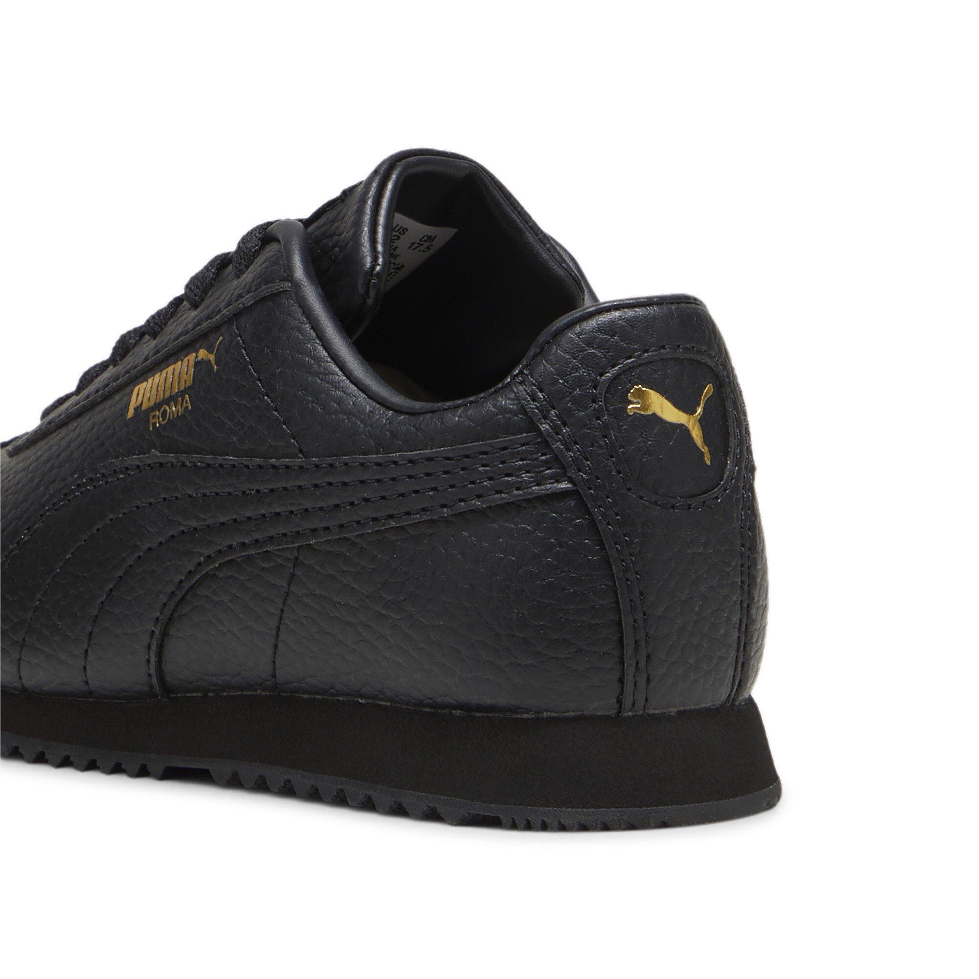PUMA Roma "Black" Preschool Boys' Shoe - BLACK Thumbnail View 4