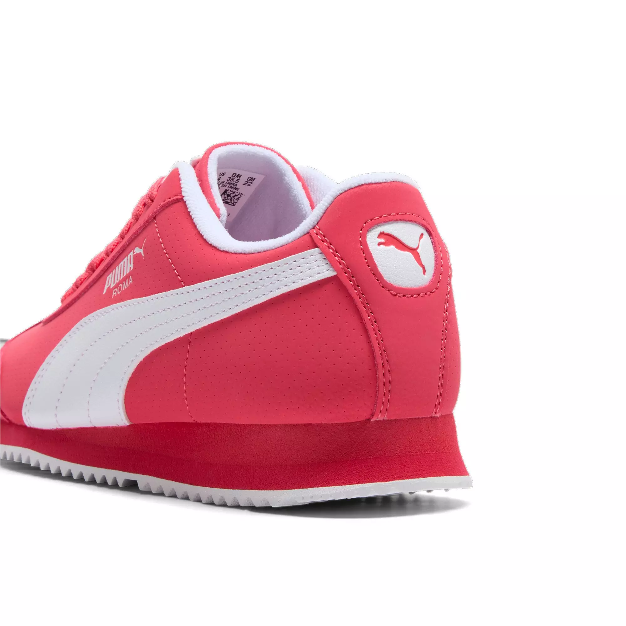 PUMA Roma Reversed "Pink/White" Grade School Girls' Shoe - PINK/WHITE