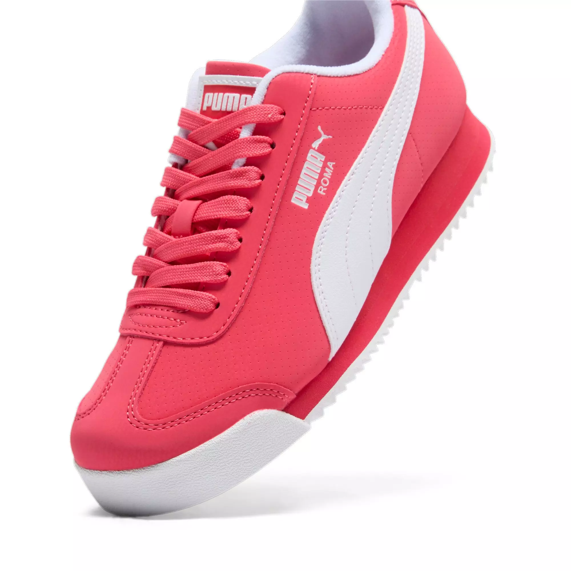 PUMA Roma Reversed "Pink/White" Grade School Girls' Shoe - PINK/WHITE