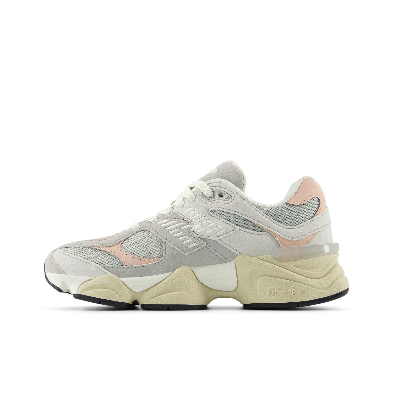 New Balance 9060 Grade School Girls' "Grey/Pink" Shoe