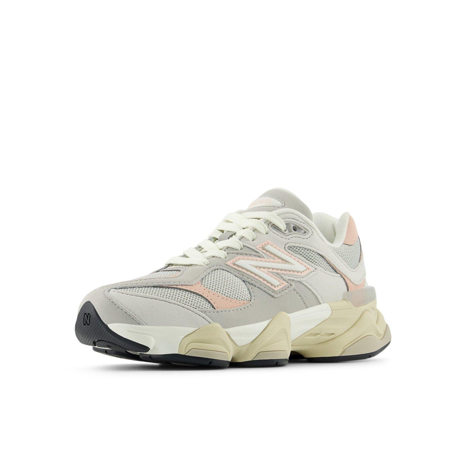 New Balance 9060 Grade School Girls' "Grey/Pink" Shoe