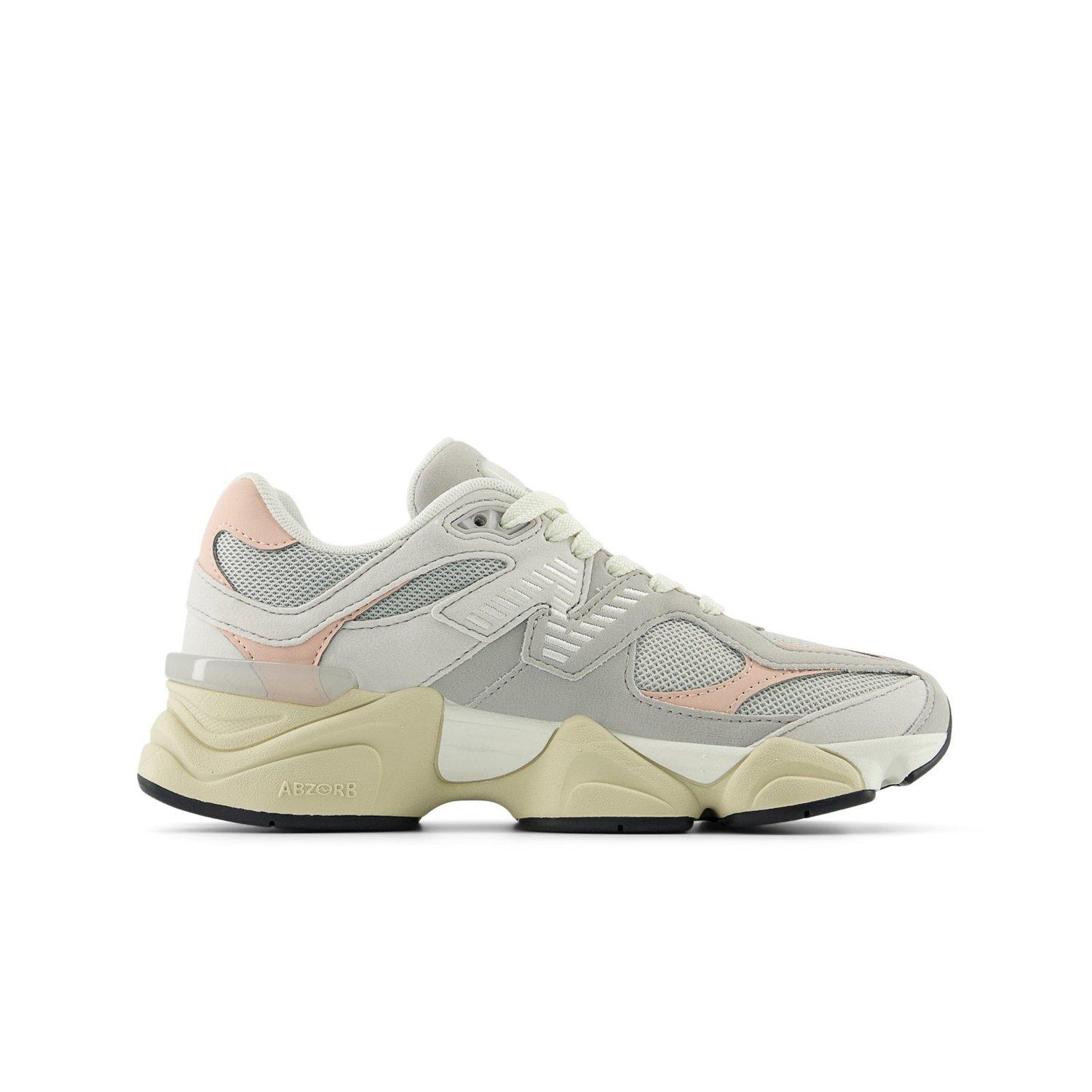 New Balance 9060 Grade School Girls' "Grey/Pink" Shoe