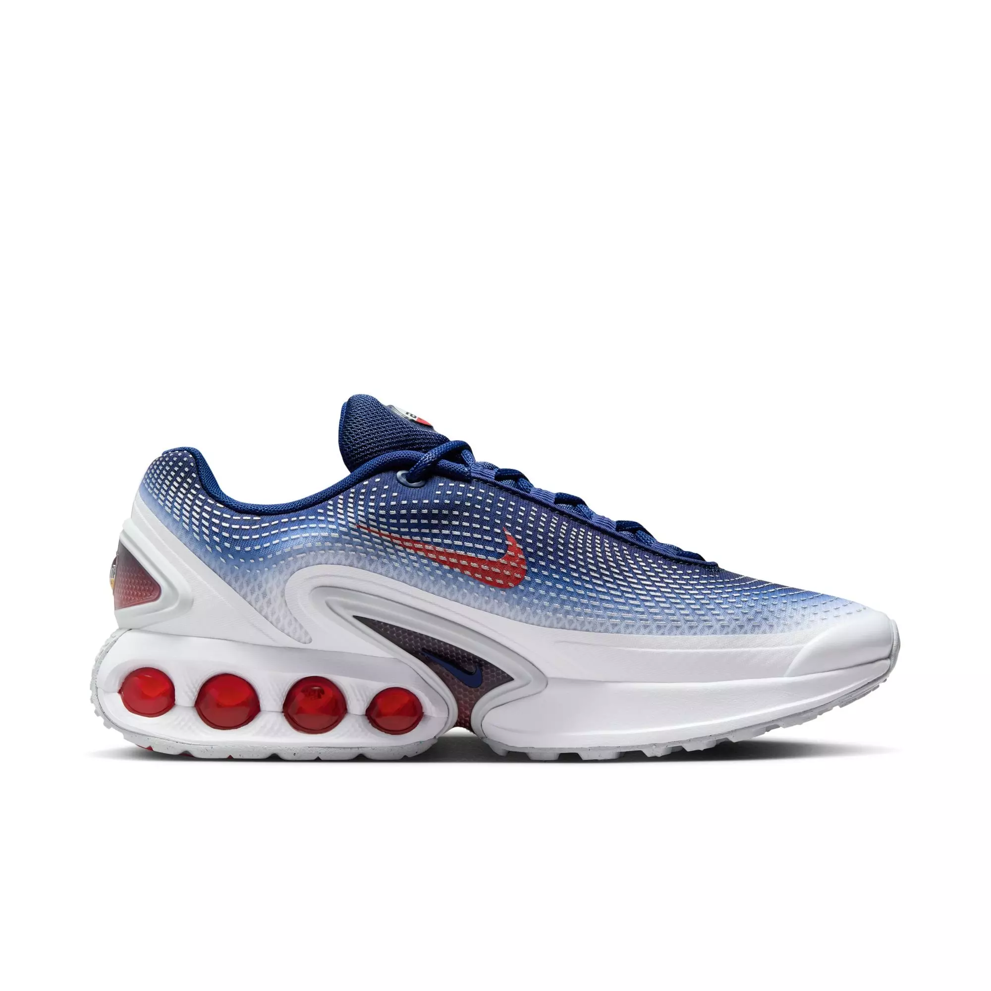 Nike Air Max Dn "USA" Men's Shoe - WHITE/SPORT RED/METALLIC SILVER