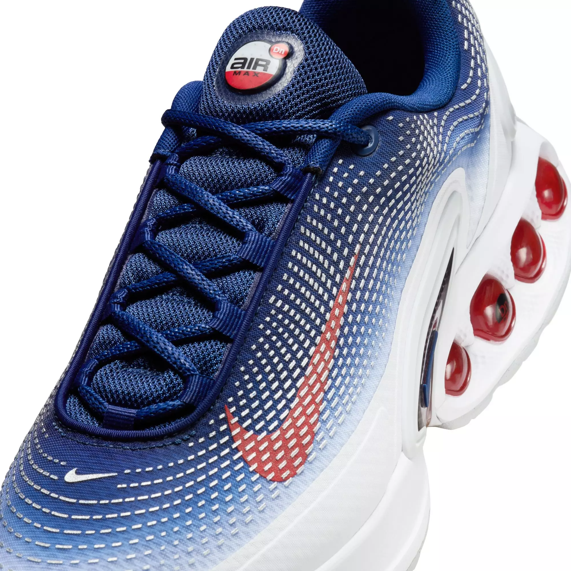 Nike Air Max Dn "USA" Men's Shoe - WHITE/SPORT RED/METALLIC SILVER