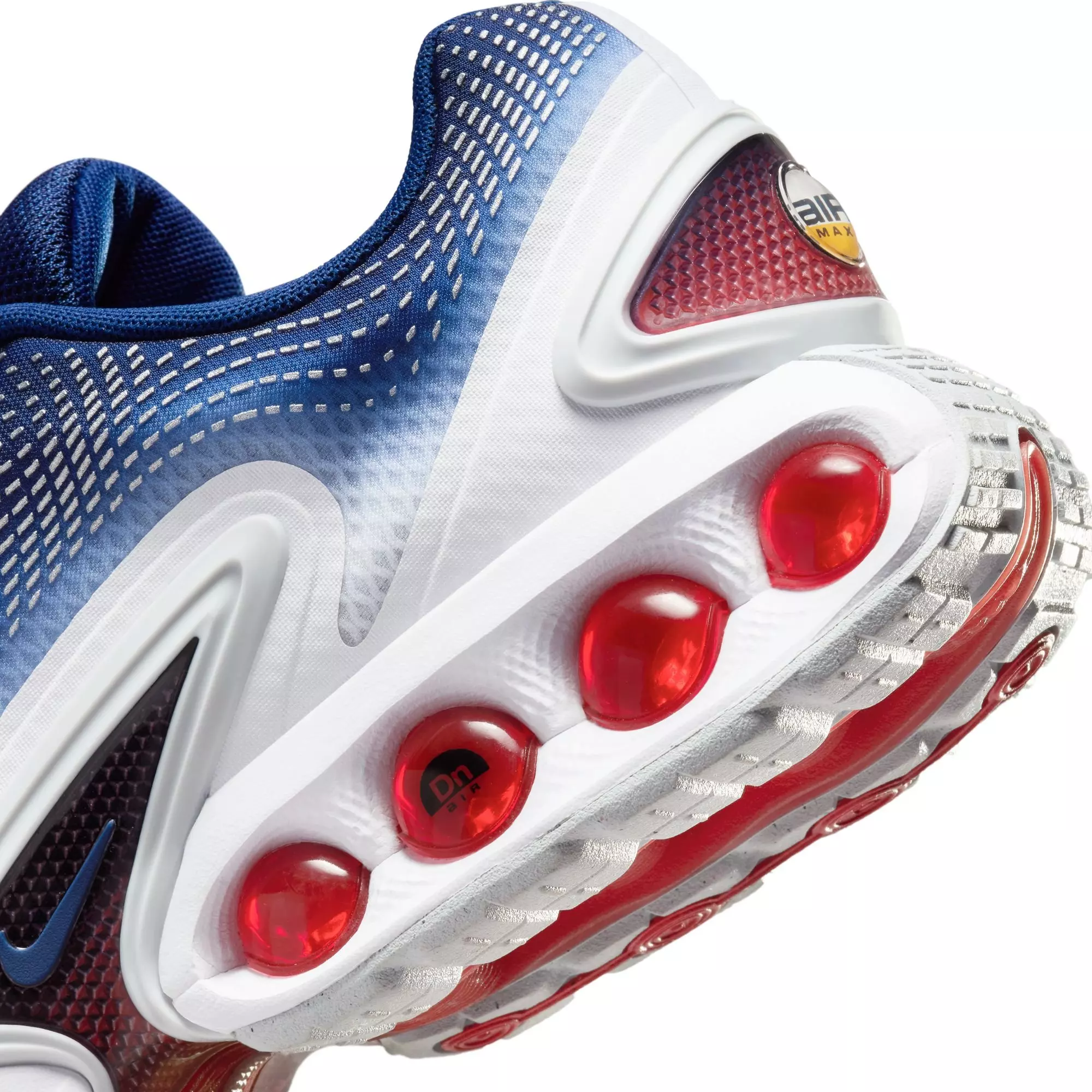 Nike Air Max Dn "USA" Men's Shoe - WHITE/SPORT RED/METALLIC SILVER