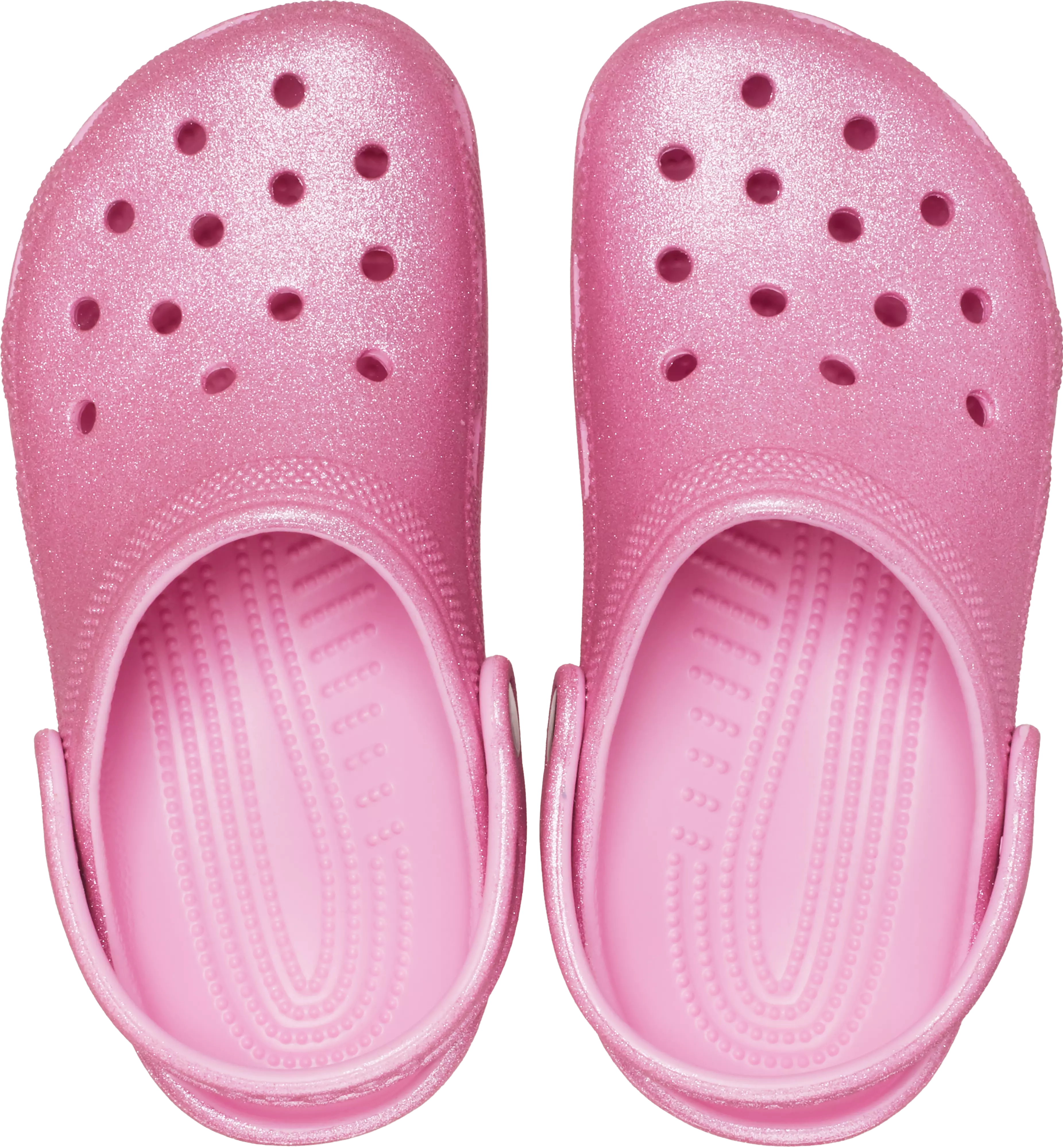 Crocs Classic "Pink Glitter" Preschool Girls' Clog - PINK