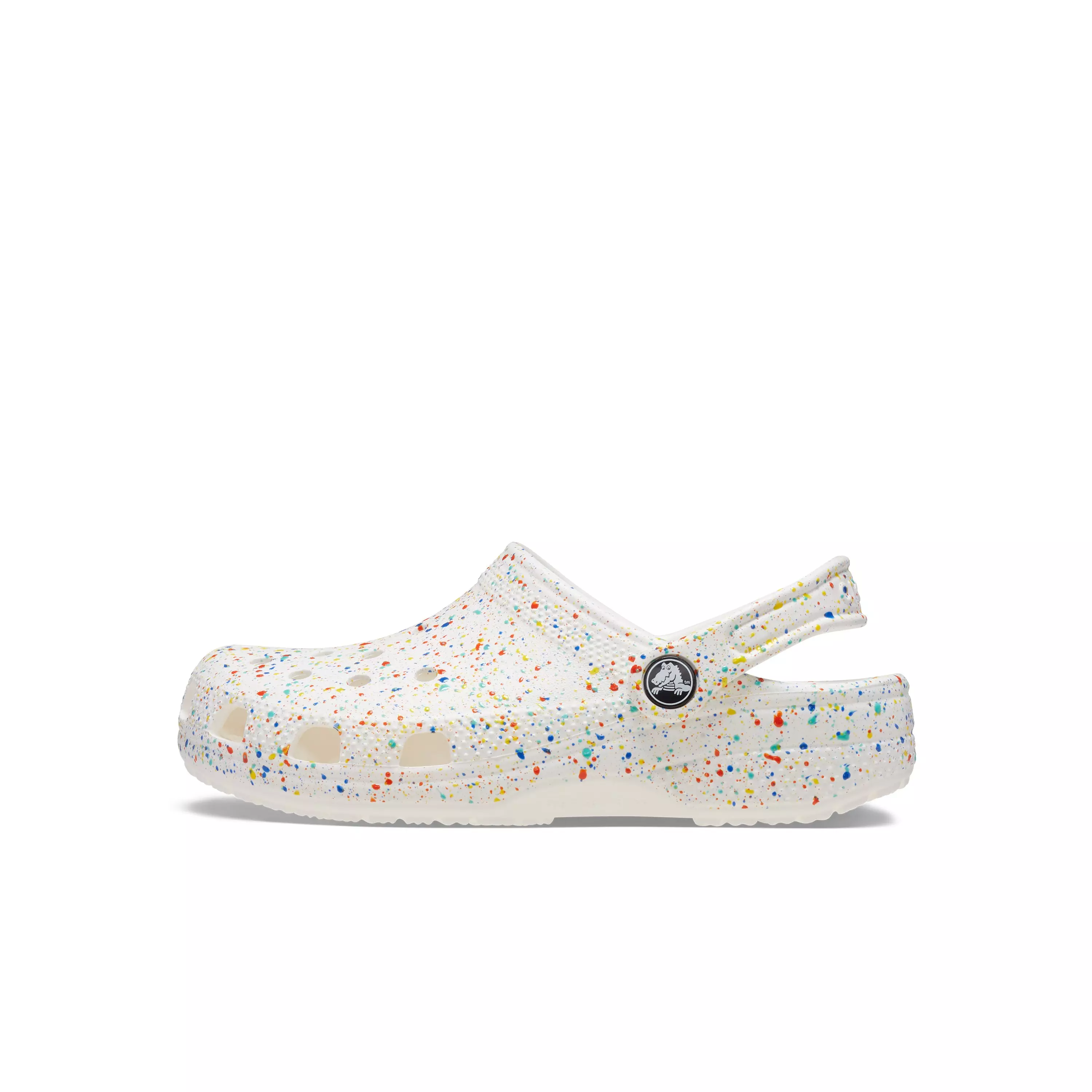 Crocs Classic "Paint Splatter" Preschool Girls' Clog - MULTI-COLOR
