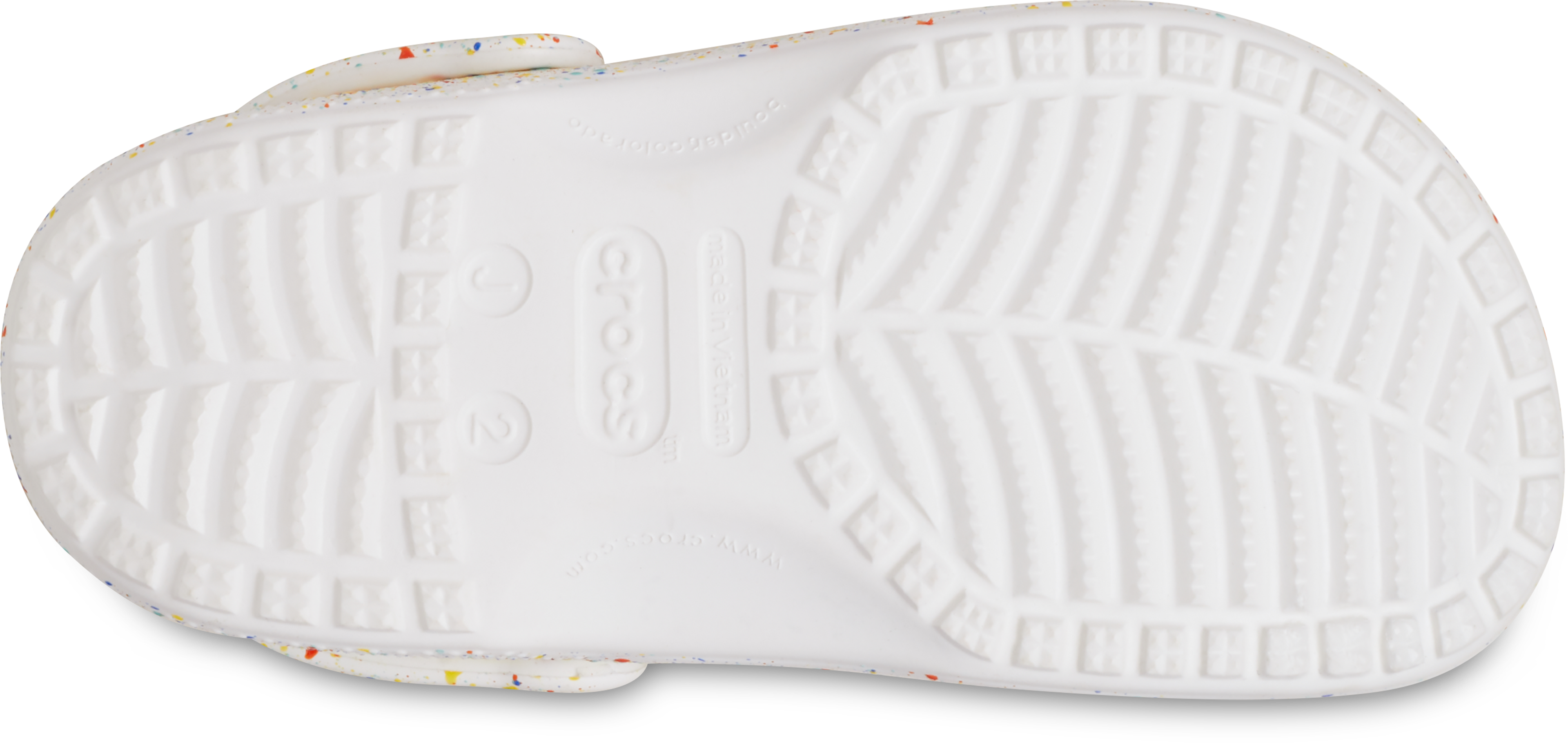 Crocs Classic "Paint Splatter" Preschool Girls' Clog