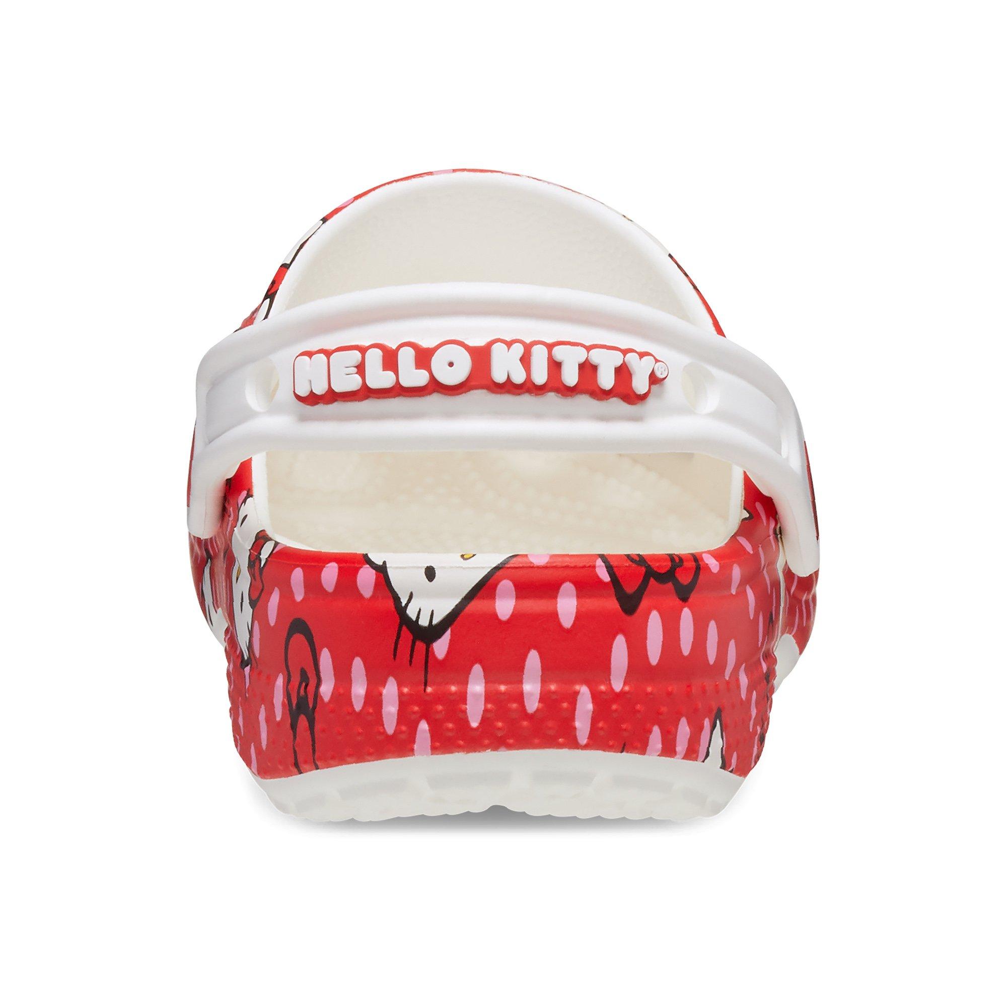 Crocs x Hello Kitty Classic Preschool Girls' Clog - RED Thumbnail View 7