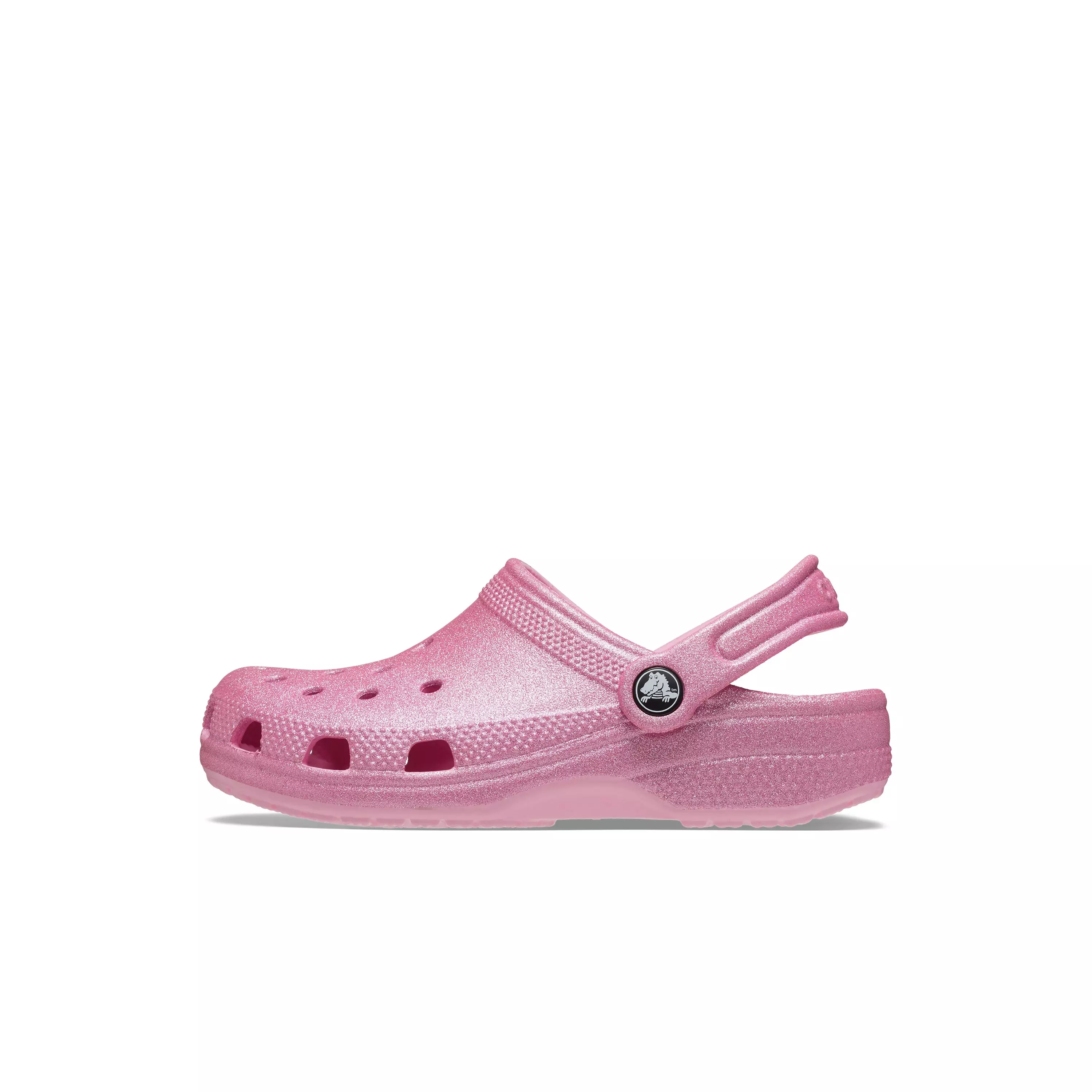 Crocs Classic "Pink Glitter" Toddler Girls' Clog - PINK