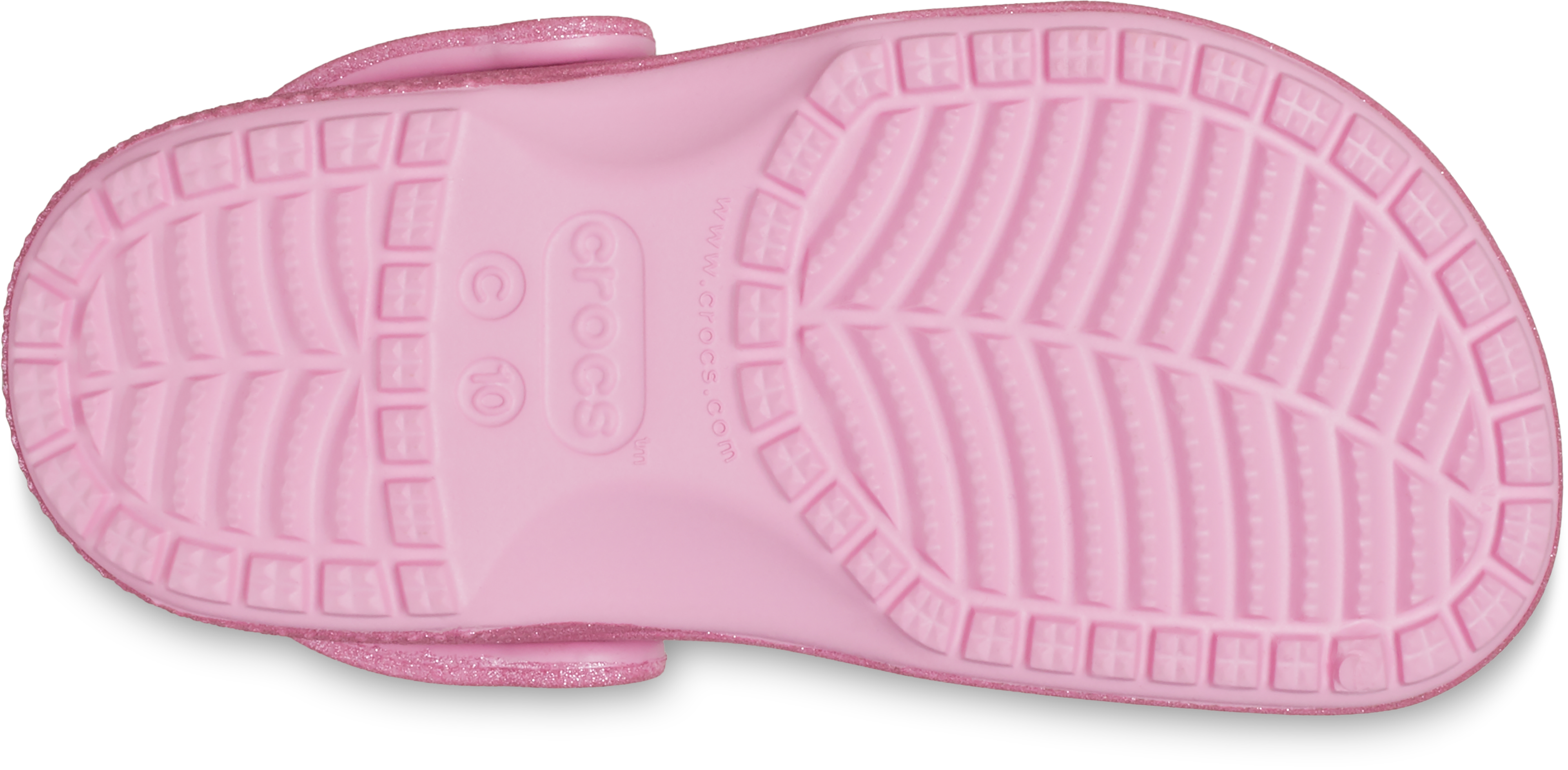 Crocs Classic Toddler Girls' "Pink Glitter" Clog