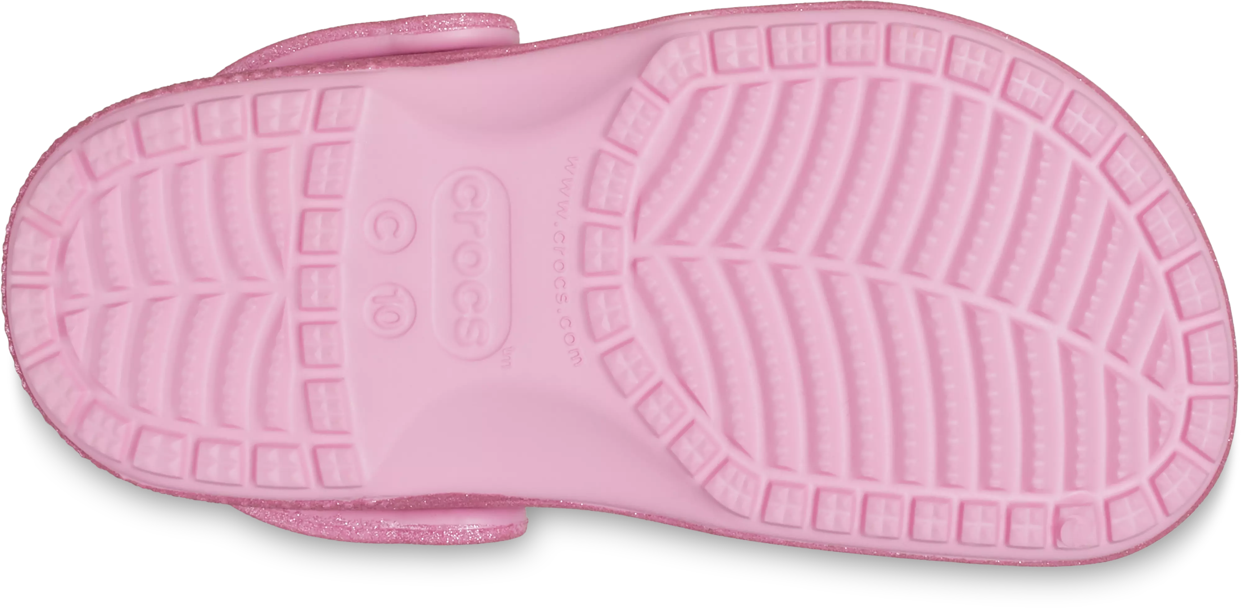 Crocs Classic "Pink Glitter" Toddler Girls' Clog - PINK
