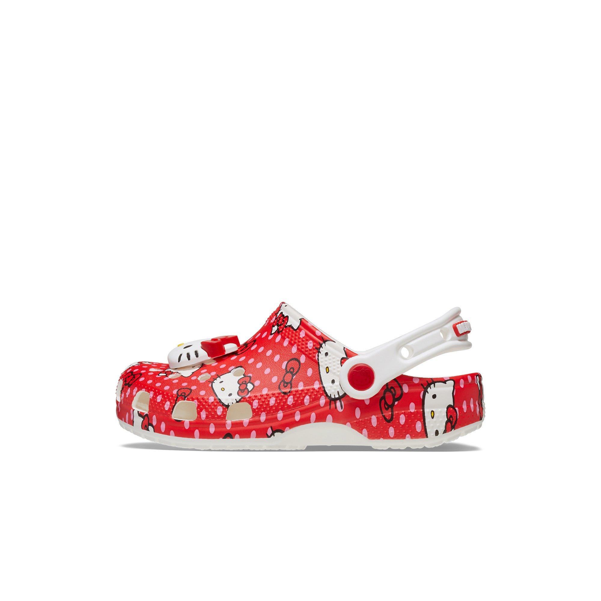 Crocs x Hello Kitty Classic Toddler Girls' Clog - RED Thumbnail View 2