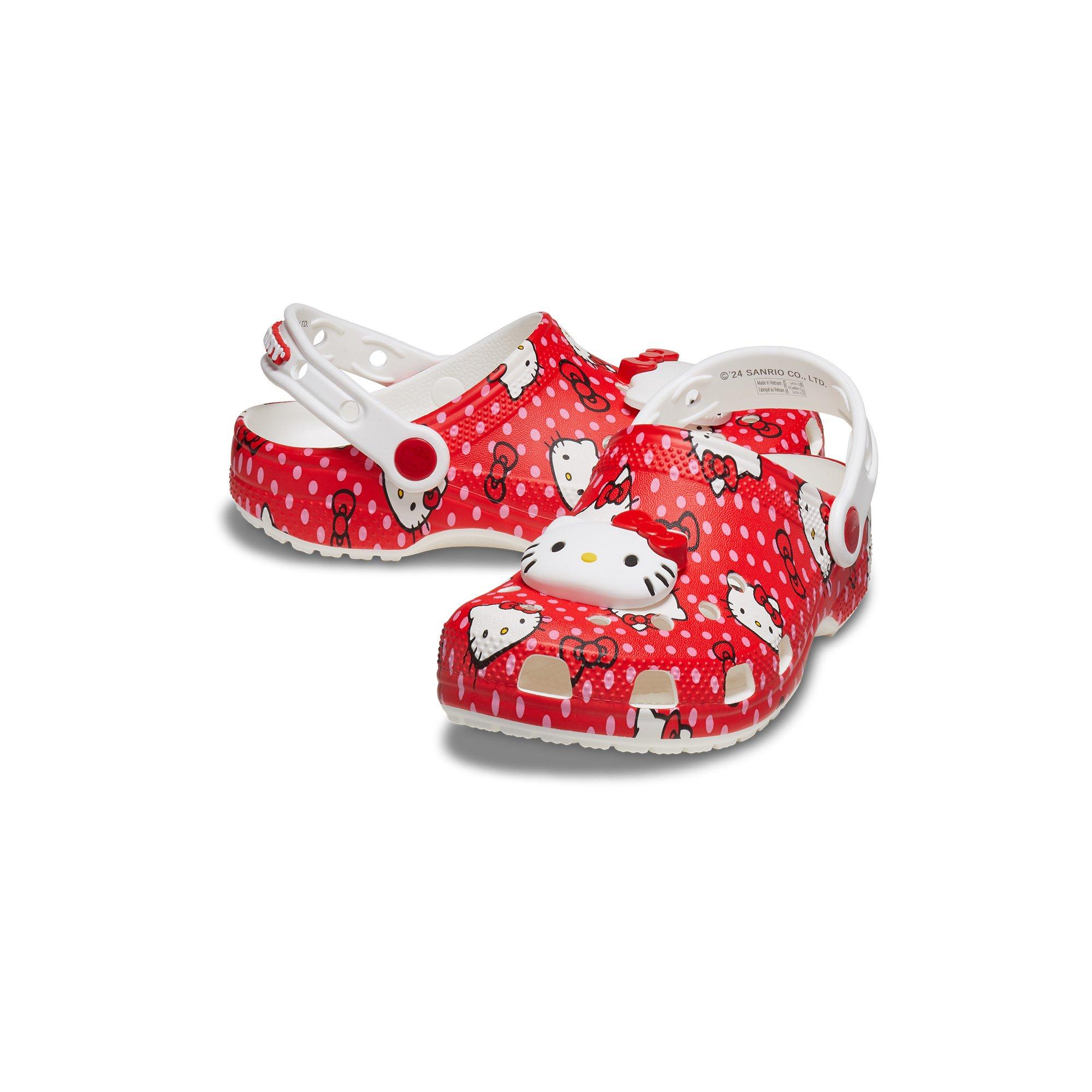 Crocs x Hello Kitty Classic Toddler Girls' Clog - RED Thumbnail View 3