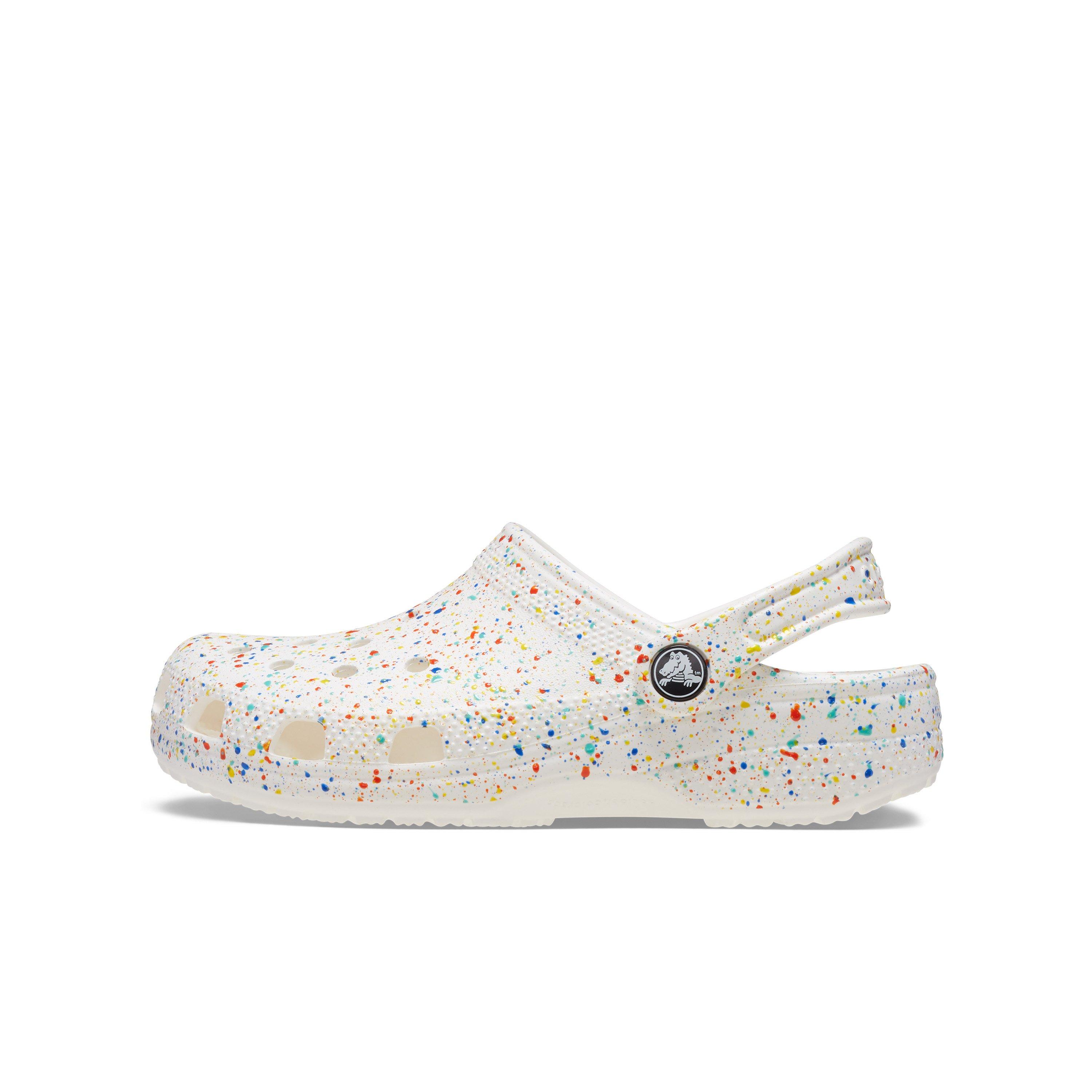 Crocs Classic "Paint Splatter" Grade School Girls' Clog