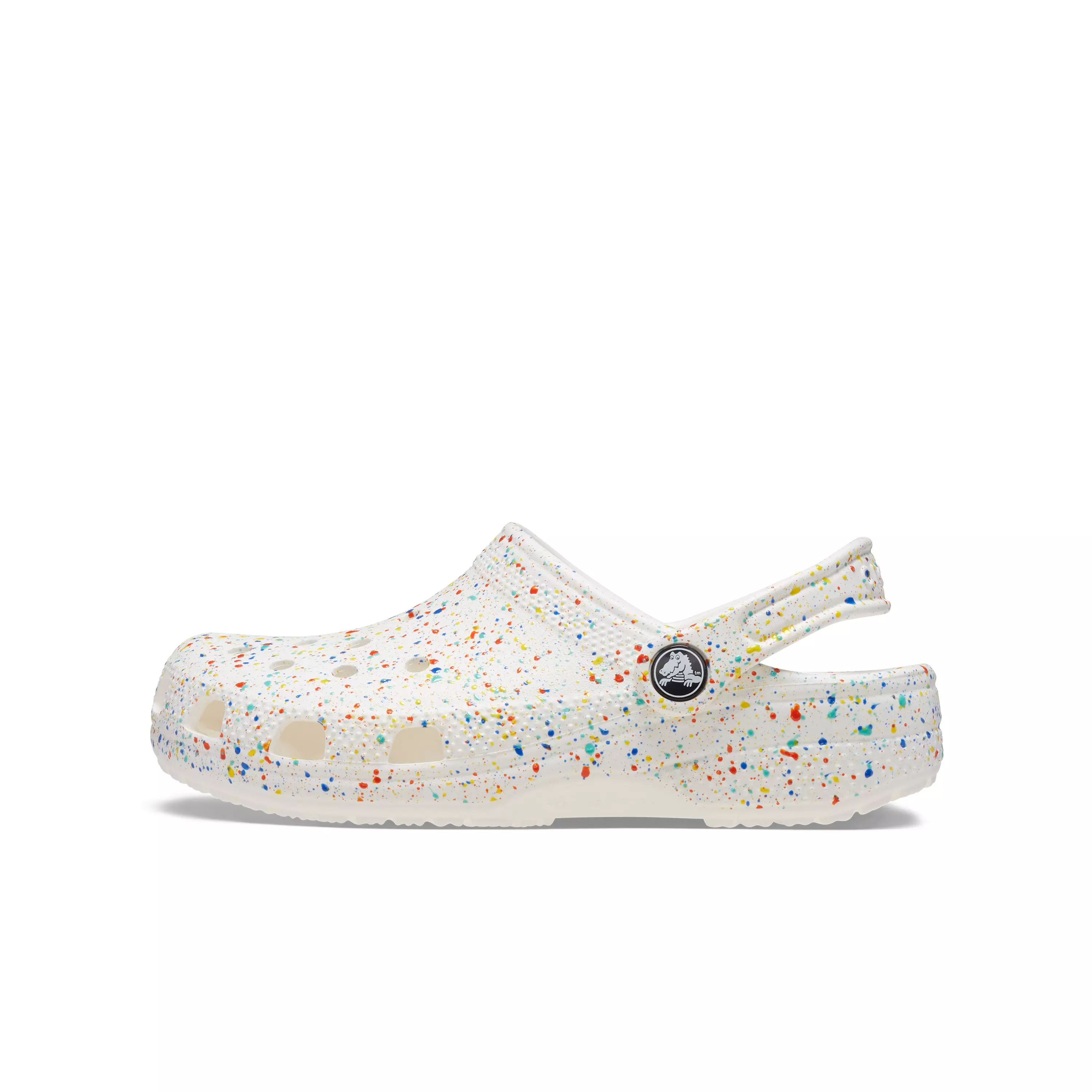 Crocs Classic "Paint Splatter" Grade School Girls' Clog - MULTI-COLOR