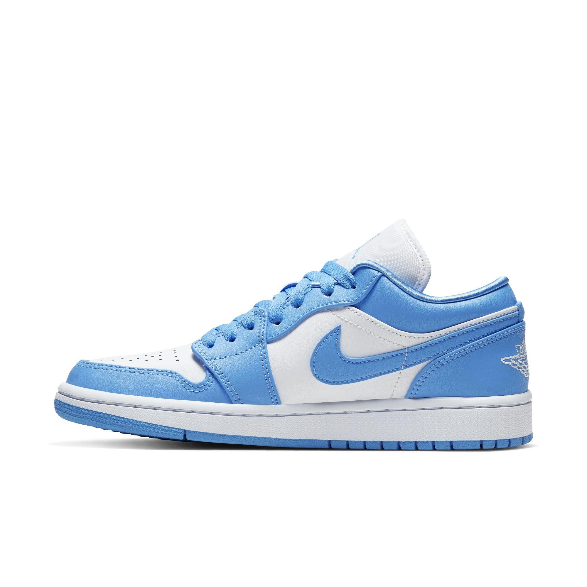 Jordan 1 Low University Blue White Women s Shoe Hibbett
