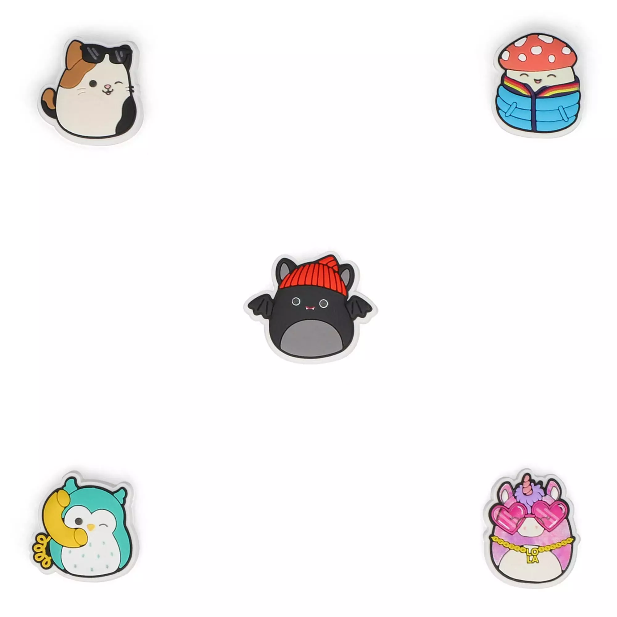 Crocs Jibbitz Squishmallows Charms-5PK - MULTI-COLOR