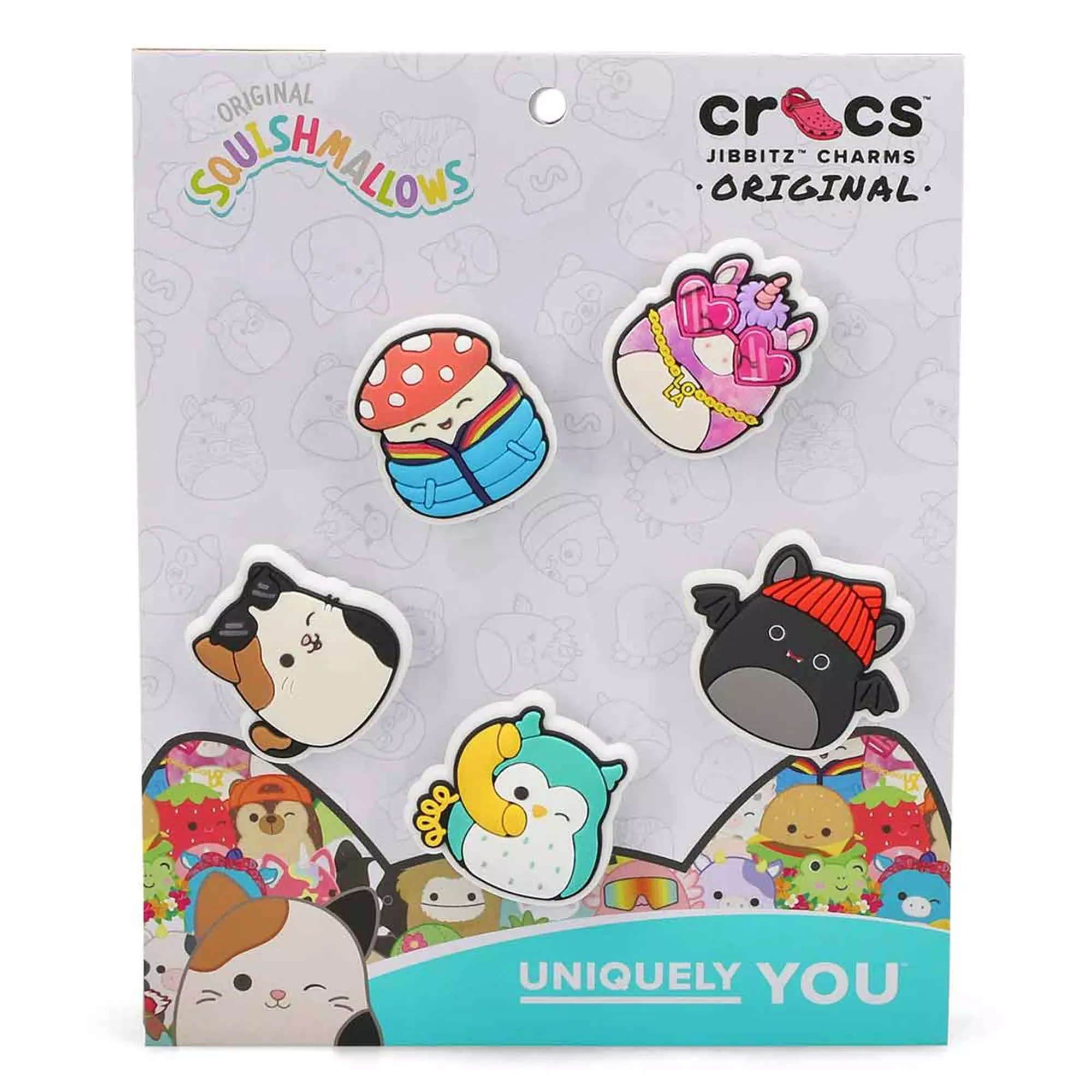 Crocs Jibbitz Squishmallows Charms-5PK - MULTI-COLOR