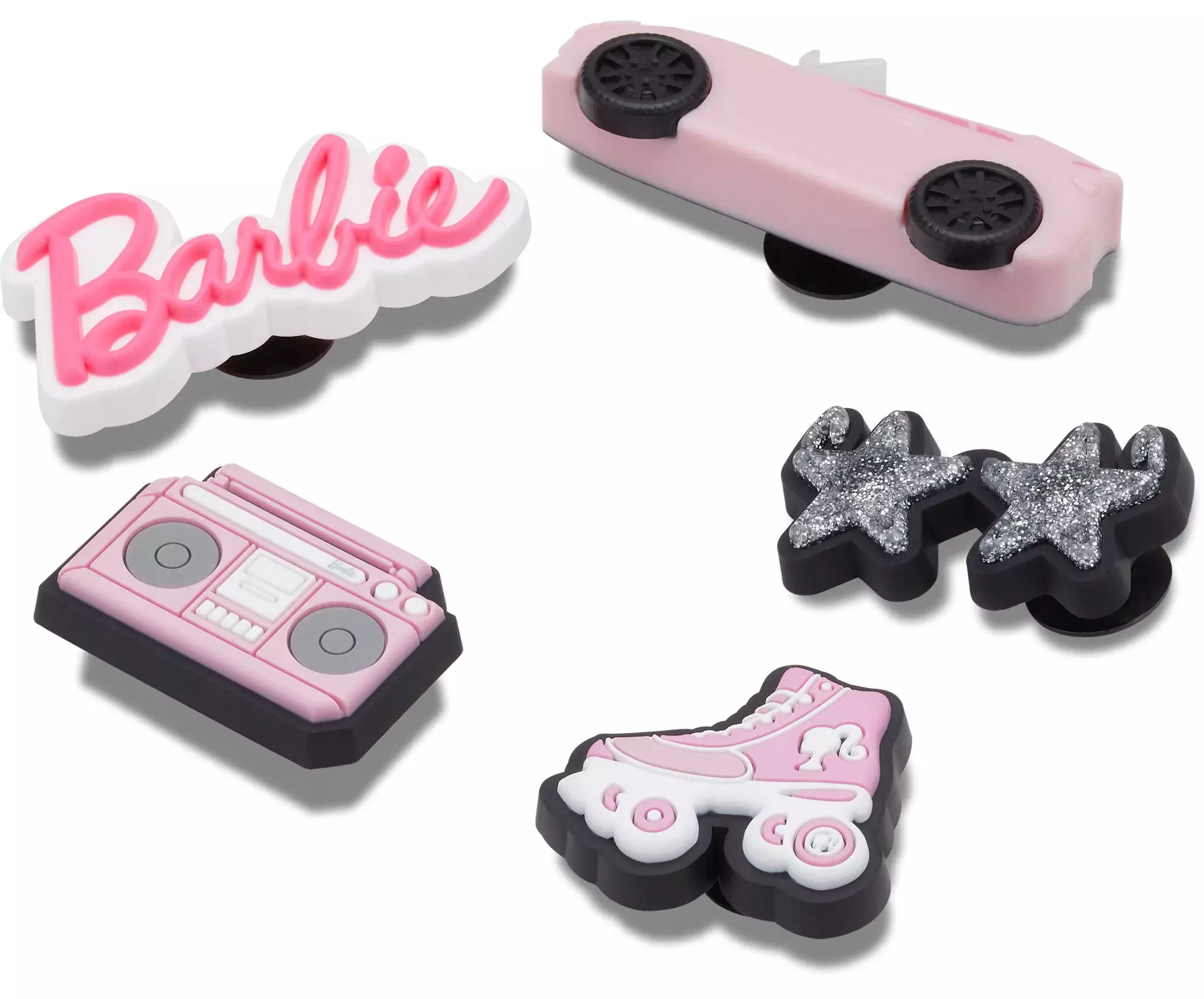 Crocs Barbie Two Jibbitz Charms-5PK - MULTI-COLOR