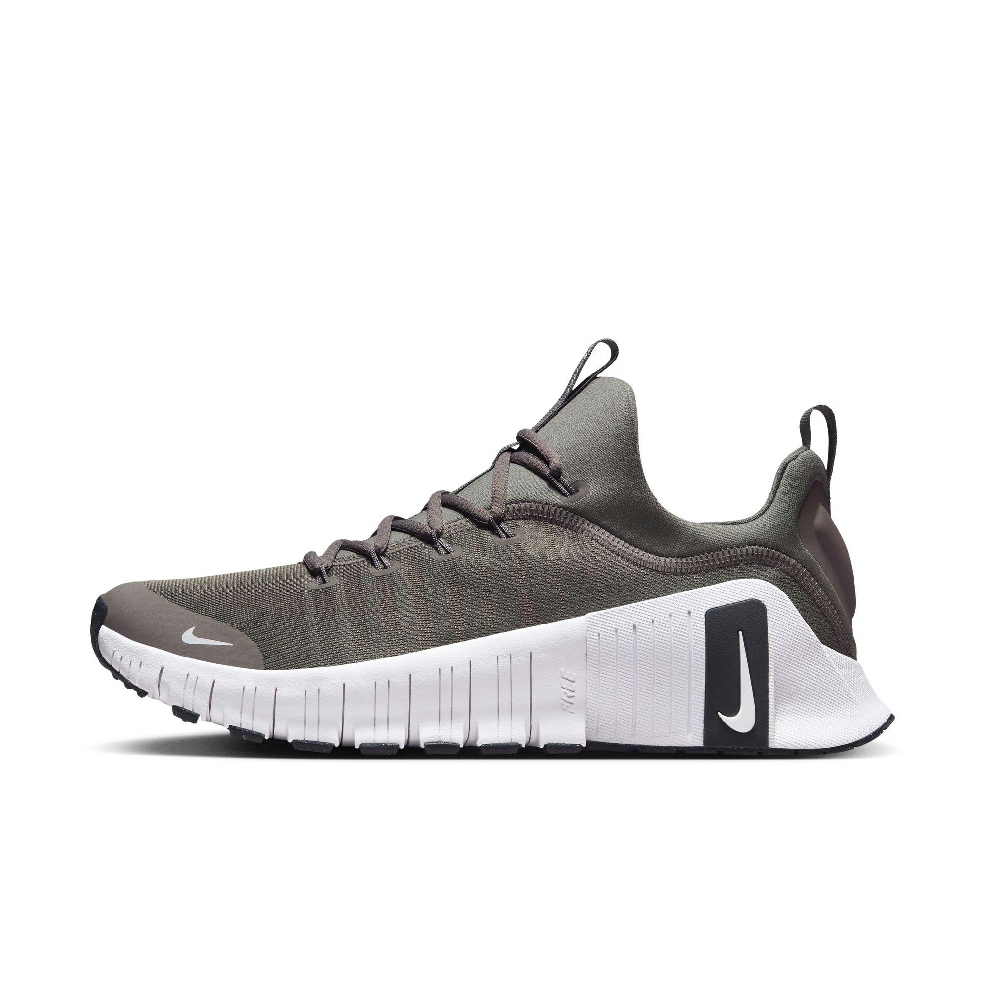 Nike Free Metcon 6 "Flat Pewter/White/Anthracite" Men's Workout Shoe - GREY/WHITE Thumbnail View 3