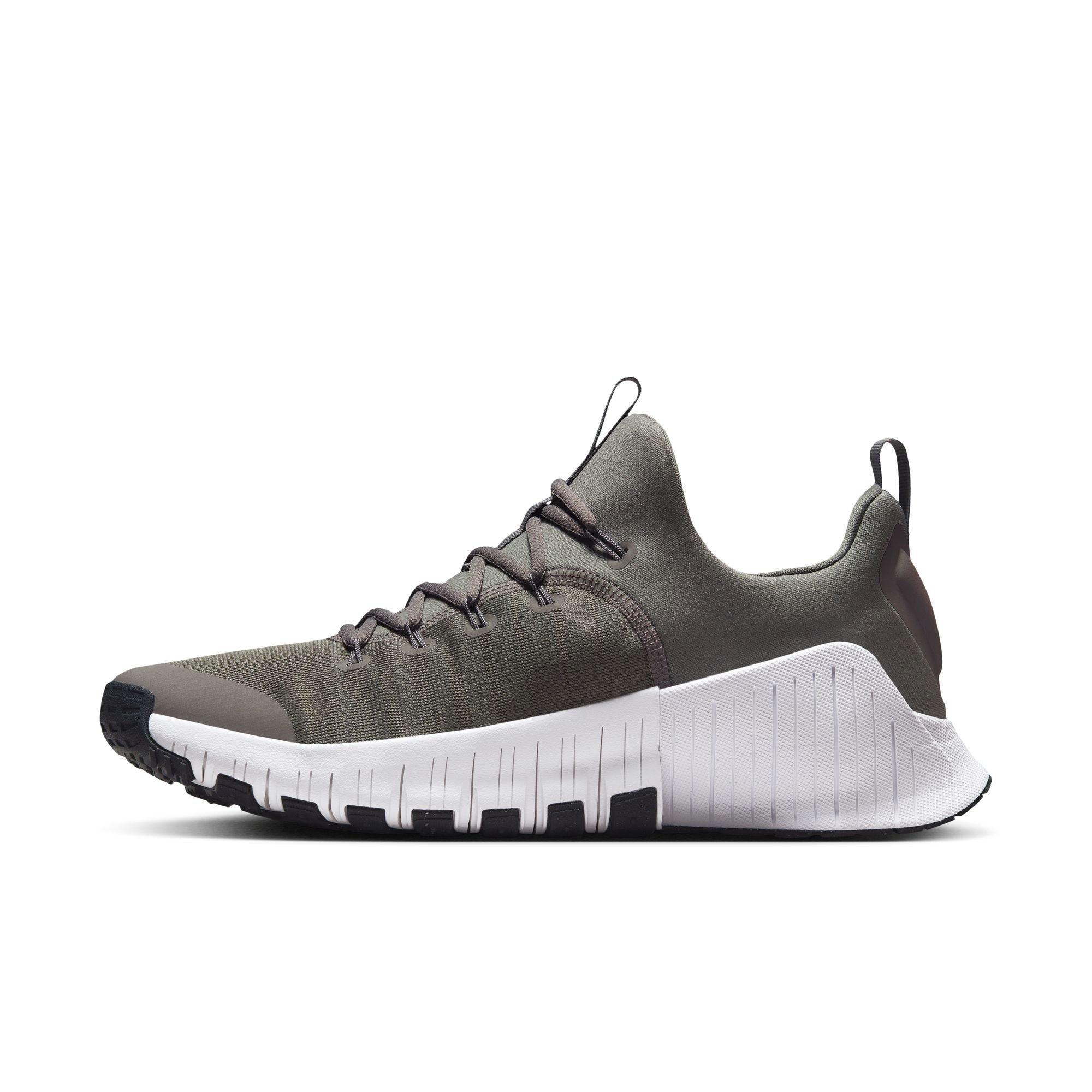 Nike Free Metcon 6 "Flat Pewter/White/Anthracite" Men's Workout Shoe - GREY/WHITE Thumbnail View 4